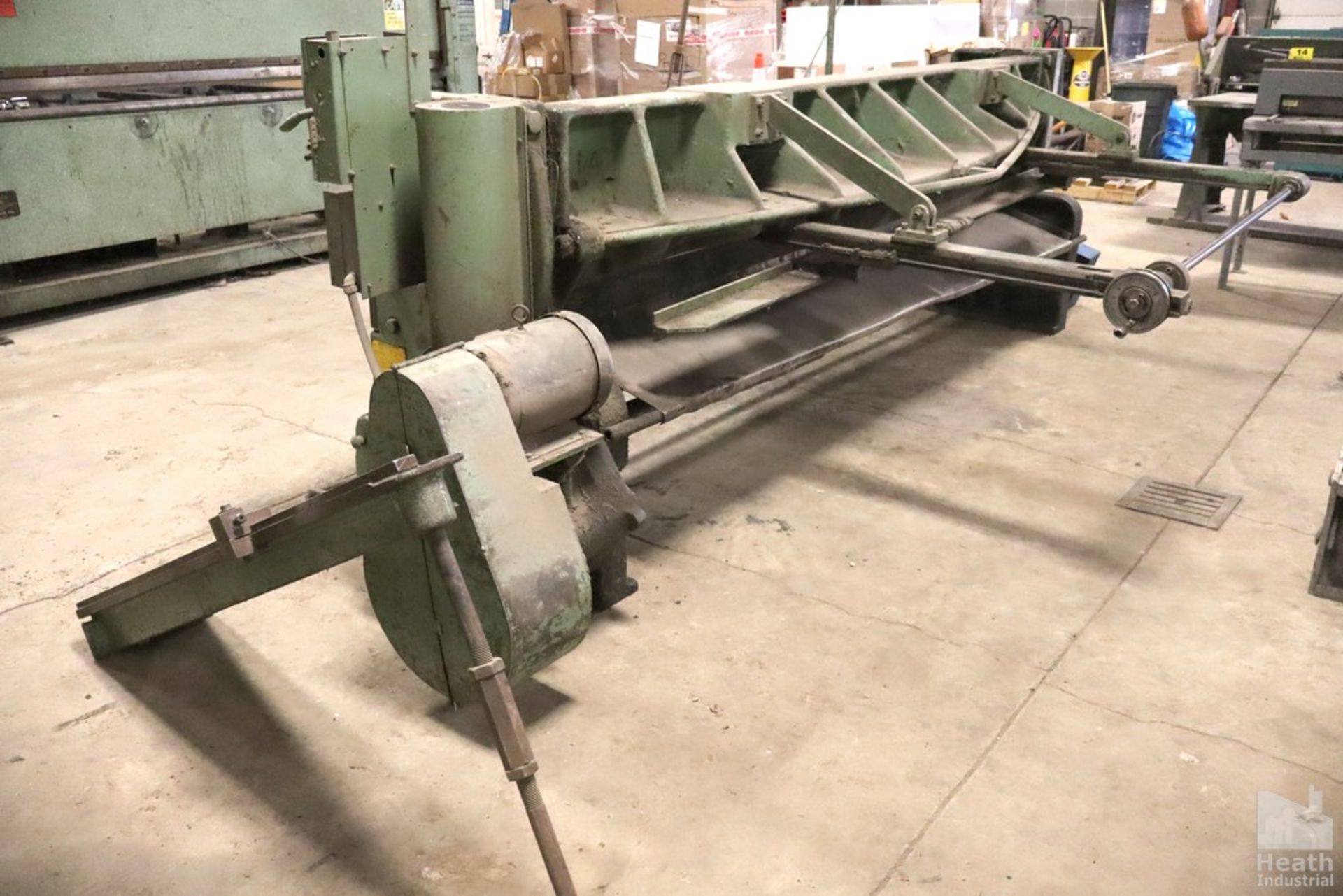 WYSONG 10' x 1/4" POWER SQUARING SHEAR, 5' SQUARING ARM, (2) SUPPORT ARMS, BACK GAUGE - Image 7 of 7