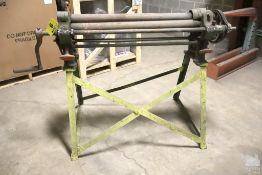RYERSON 38" SLIP ROLLER WITH STEEL STAND