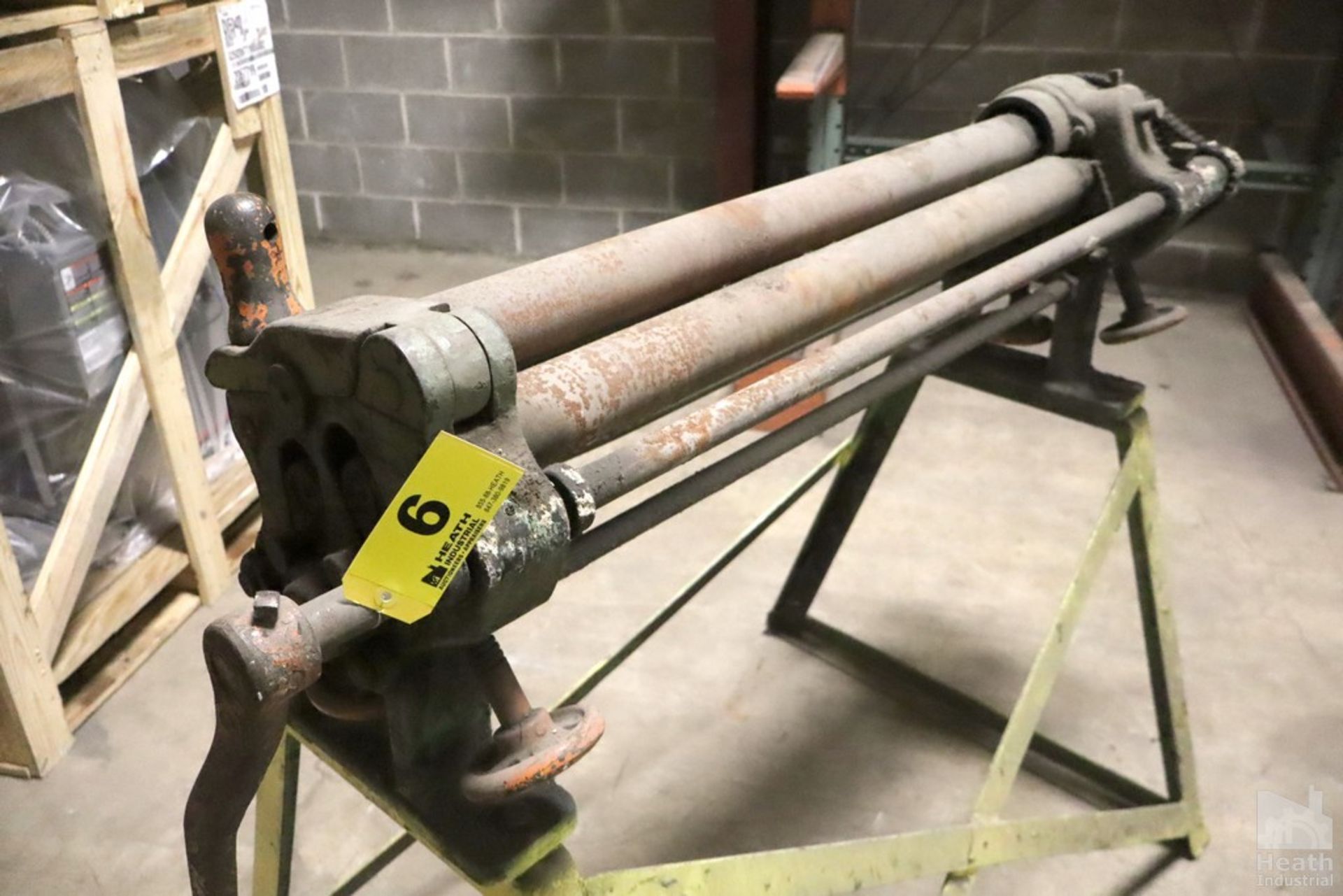 RYERSON 38" SLIP ROLLER WITH STEEL STAND - Image 2 of 3