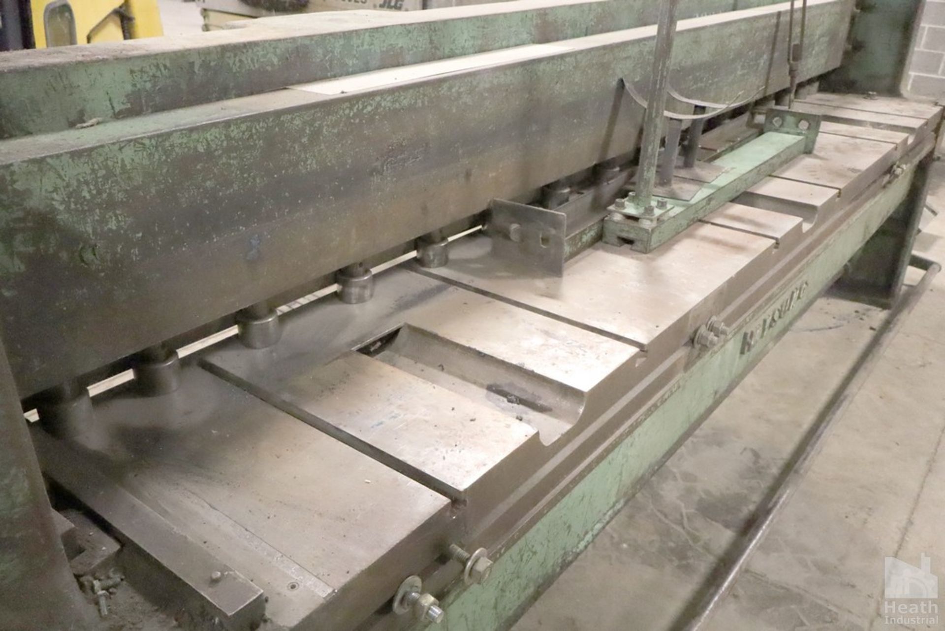 WYSONG 10' x 1/4" POWER SQUARING SHEAR, 5' SQUARING ARM, (2) SUPPORT ARMS, BACK GAUGE - Image 3 of 7