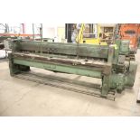 WYSONG 10' x 1/4" POWER SQUARING SHEAR, 5' SQUARING ARM, (2) SUPPORT ARMS, BACK GAUGE