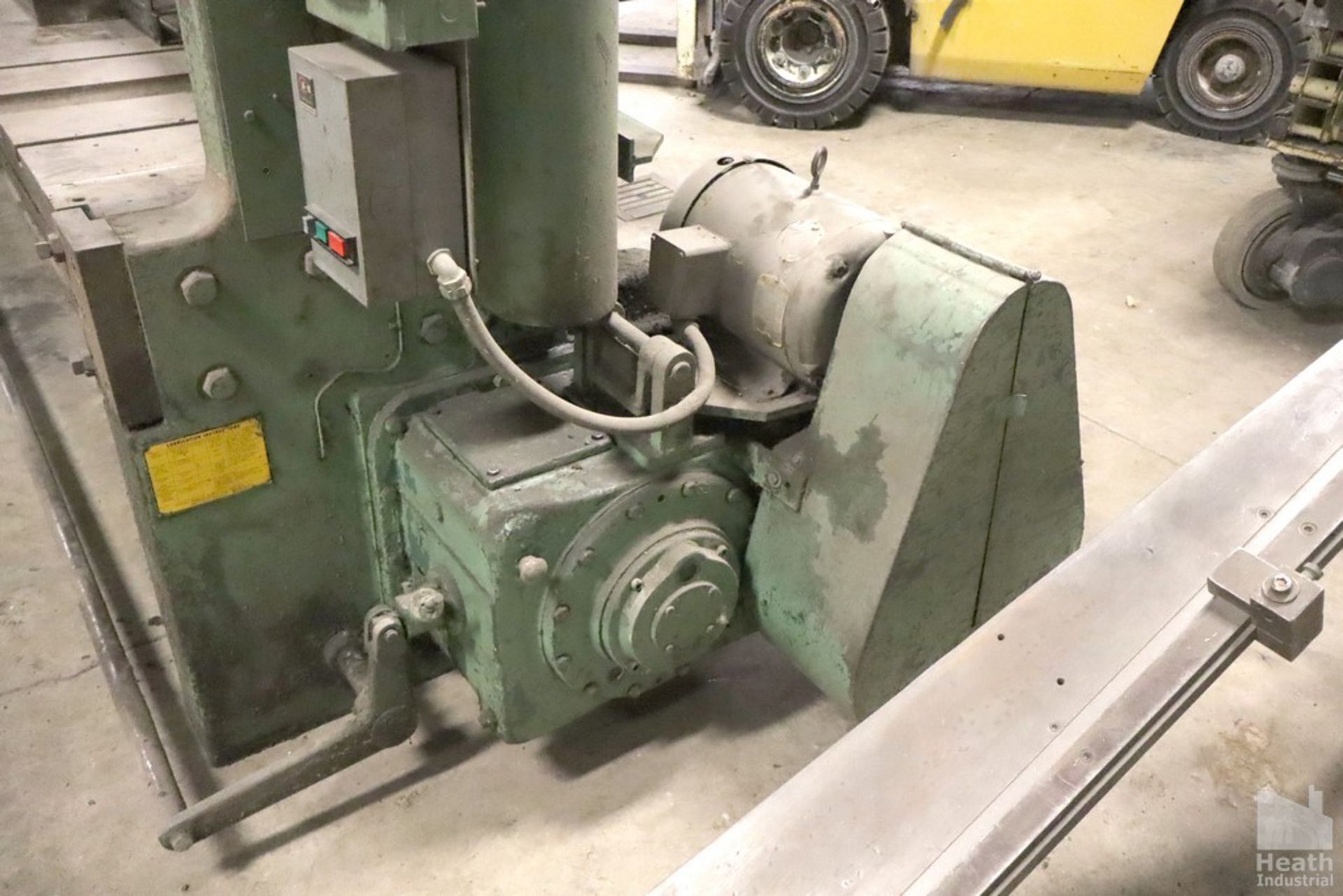 WYSONG 10' x 1/4" POWER SQUARING SHEAR, 5' SQUARING ARM, (2) SUPPORT ARMS, BACK GAUGE - Image 5 of 7