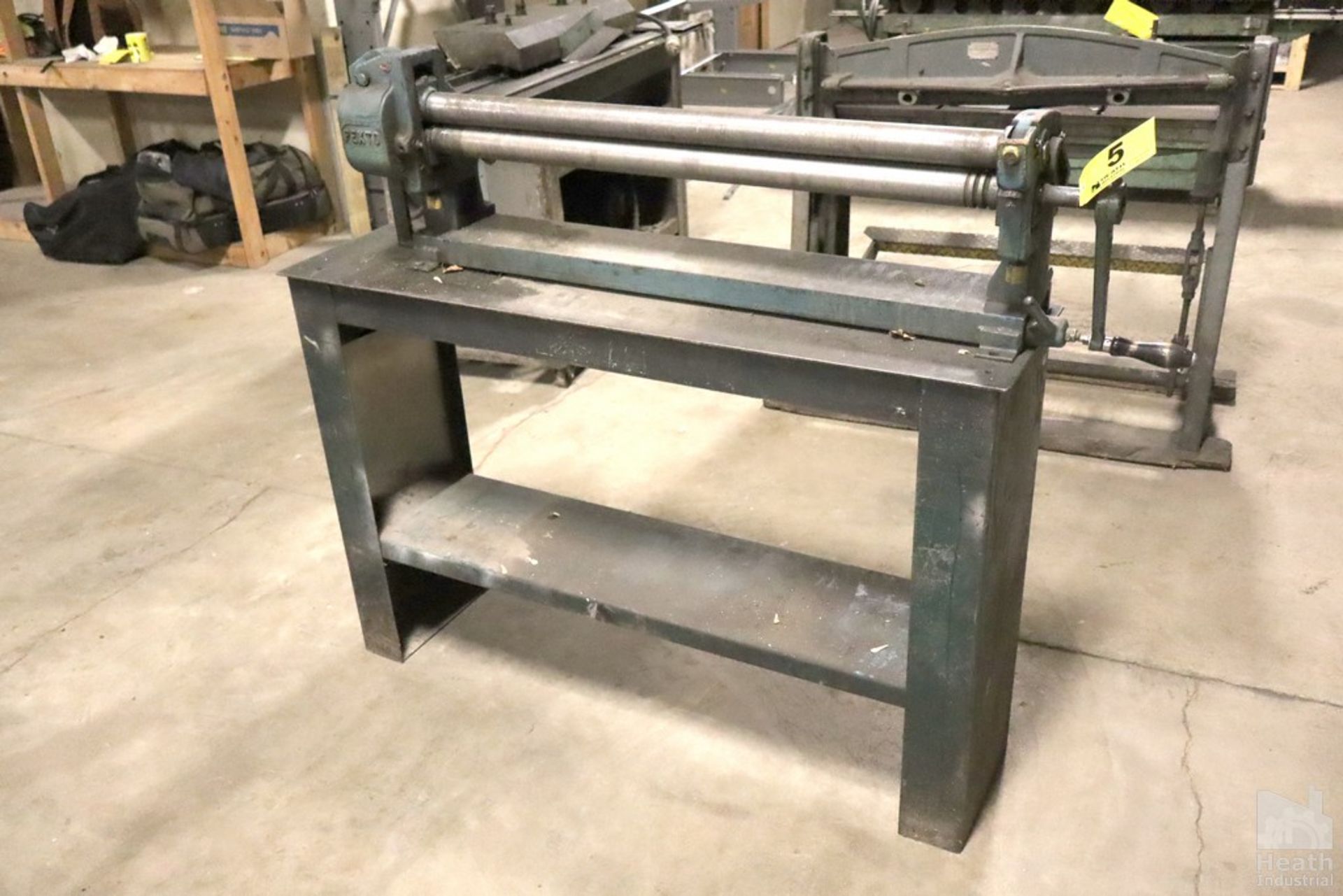 ROPER WHITNEY/PEXTO MODEL 381-D 22 36" SLIP ROLLER GA. WITH 2" ROLLERS - Image 2 of 2