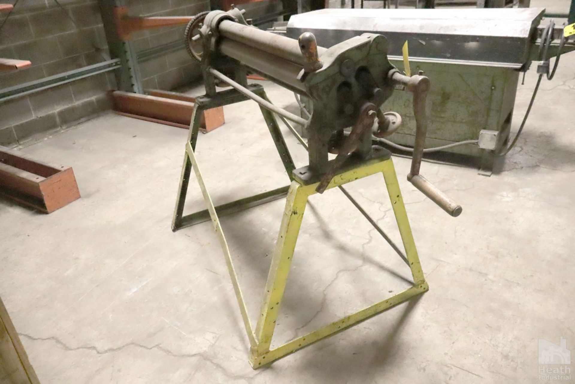 RYERSON 38" SLIP ROLLER WITH STEEL STAND - Image 3 of 3