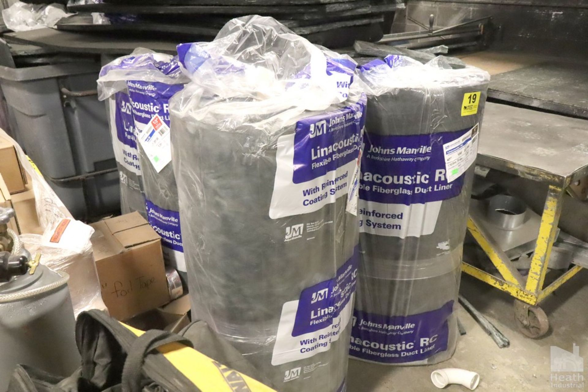 (8) ROLLS OF LINAROUSTIC RC FLEXIBLE FIBERGLASS DUCT LINER 100' EACH - Image 2 of 3