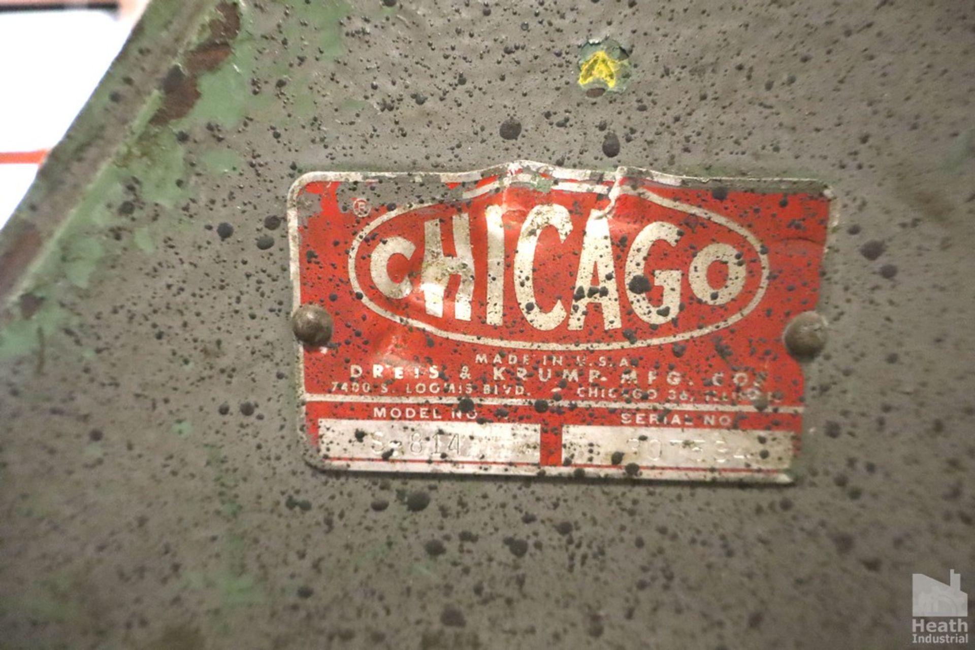 DREIS AND KRUMP MODEL S-814 97" APRON BRAKE S/N 307534 - Image 4 of 5