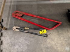24" BOLT CUTTER & ,MANUAL SHEAR