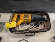 DEWALT ELECTRIC SAWZALL WITH CASE
