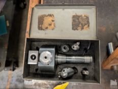 BRIDGEPORT MICRO ADJUSTABLE BORING HEAD IN STEEL CASE