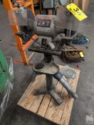 JET 8" MODEL JBG-8A 1 HP DOUBLE END GRINDER WITH STAND