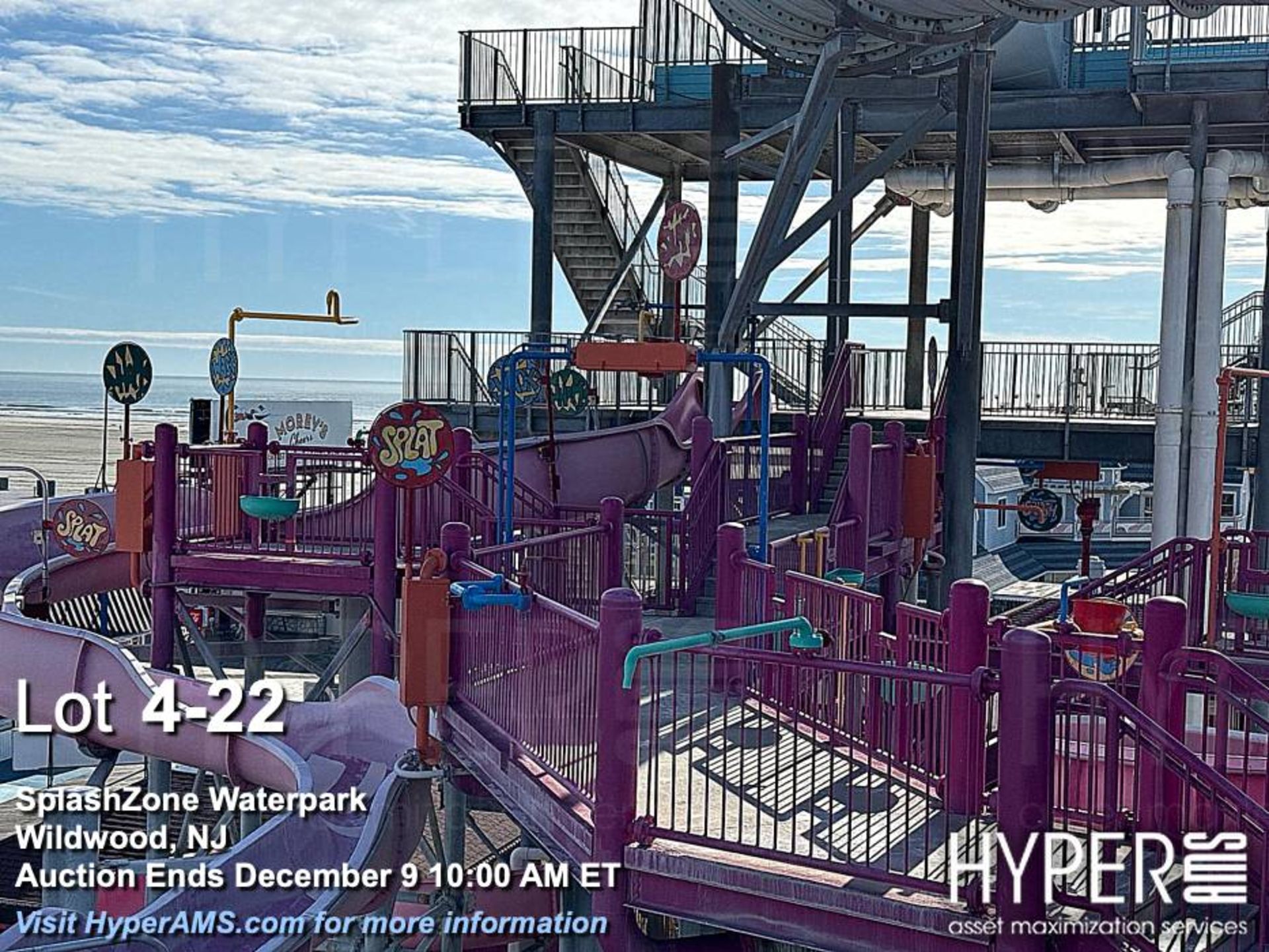 WhiteWater West Industries Slide attraction with (6) slides including "B" and "C" towers, bridges, w - Image 22 of 60