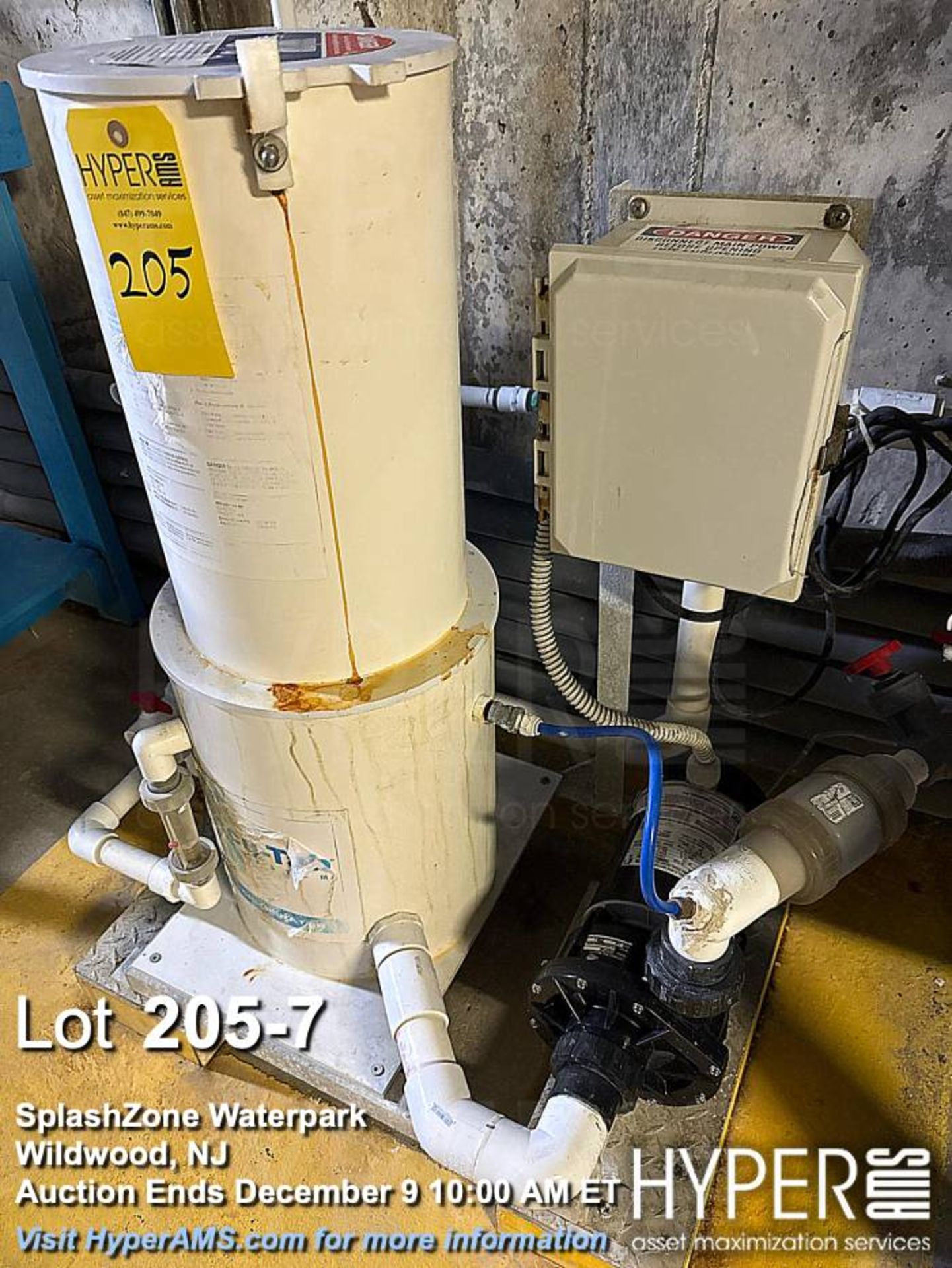 PPG Accu-Tab Chlorinator System with Century SP2155Z1EFTC Pump, - Image 7 of 10