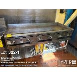 Vulcan MSA72-101 6' Gas Griddle, 6 heat zones, natural gas, Stainless Steel, NSF Certified