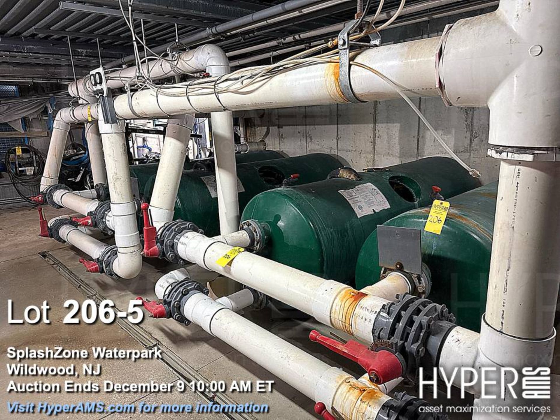 Lot of (4) Kenloch FF Series Hi-Rate Sand Filters - Commercial Aquaculture Systems - Image 5 of 5