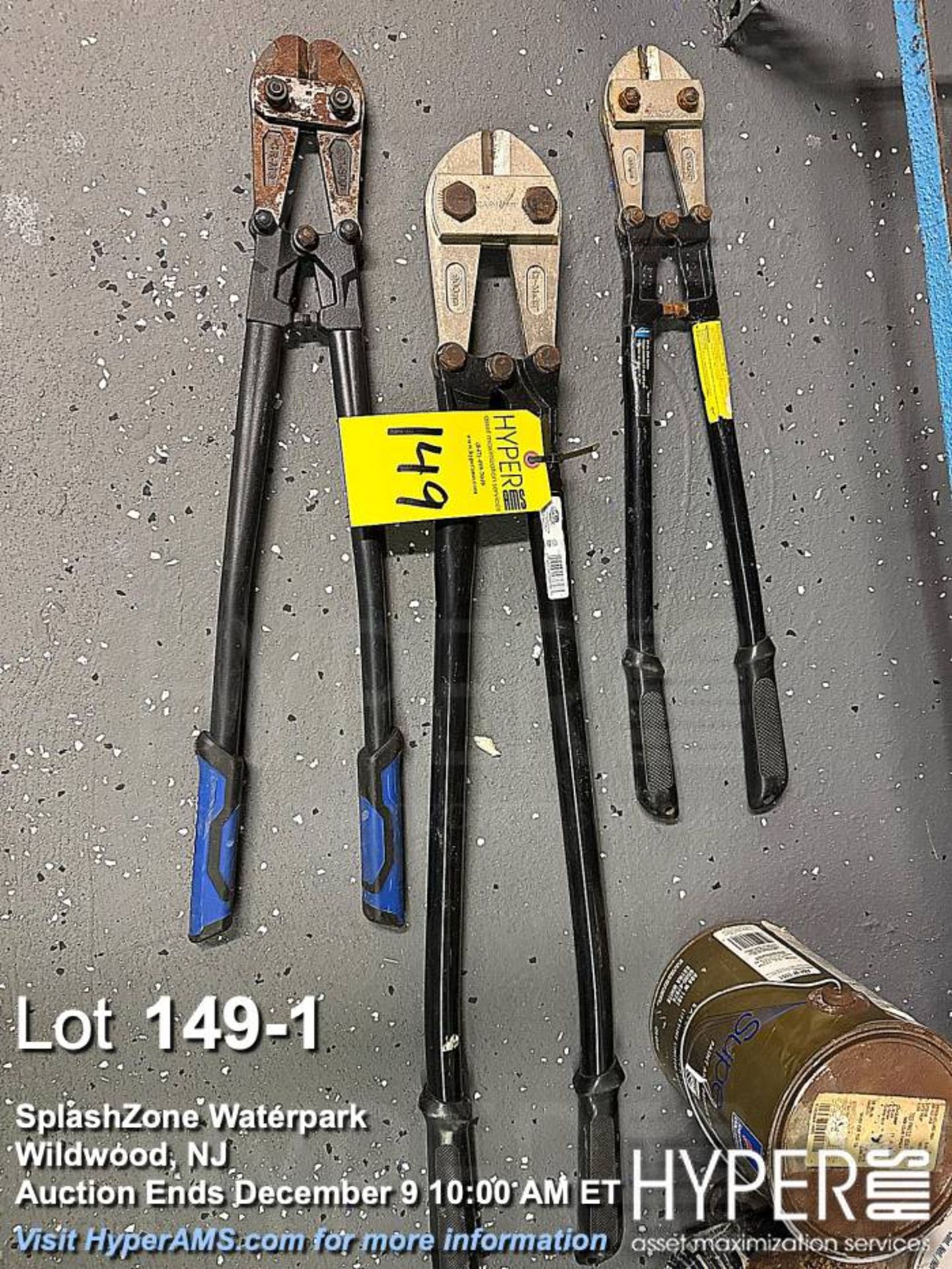 Lot of (3) bolt cutters