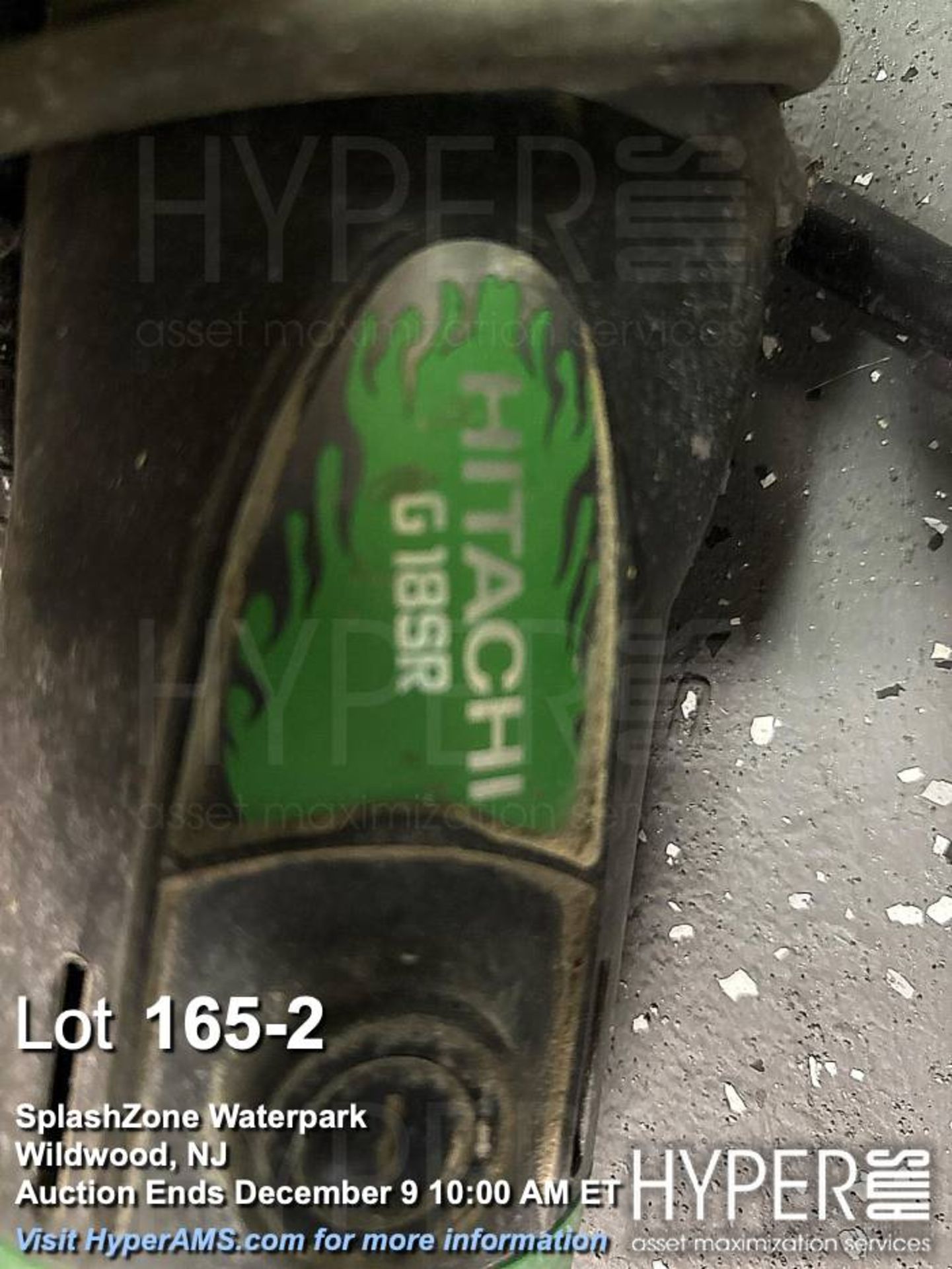 Lot (2) buffers: Hitachi G13SR & G18SR Disc Grinder/Polisher, 120V, 7" Disc, 1,700W - Image 2 of 3