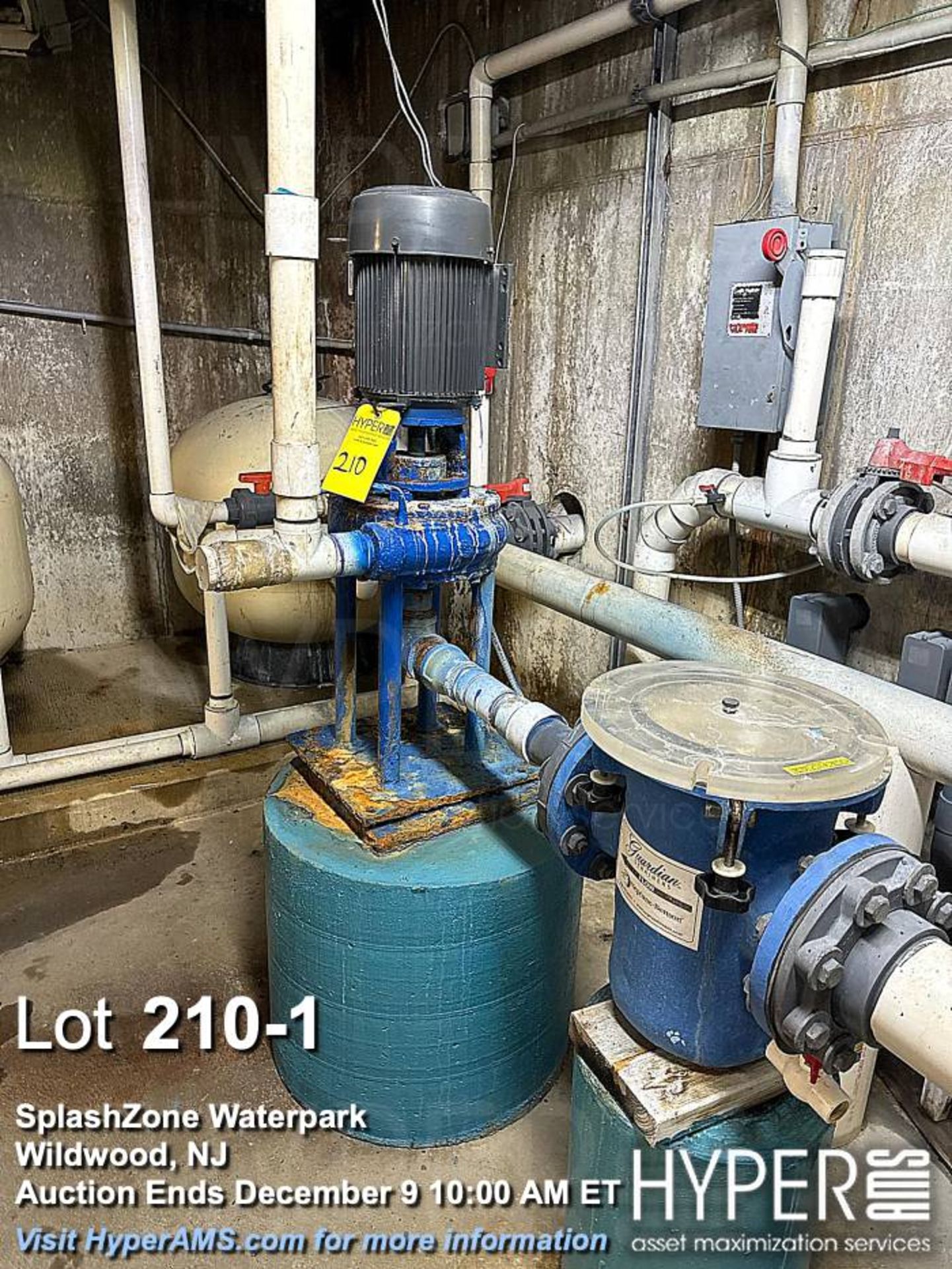 Neptune-Guardian filter with pump, Emerson 5 hp motor