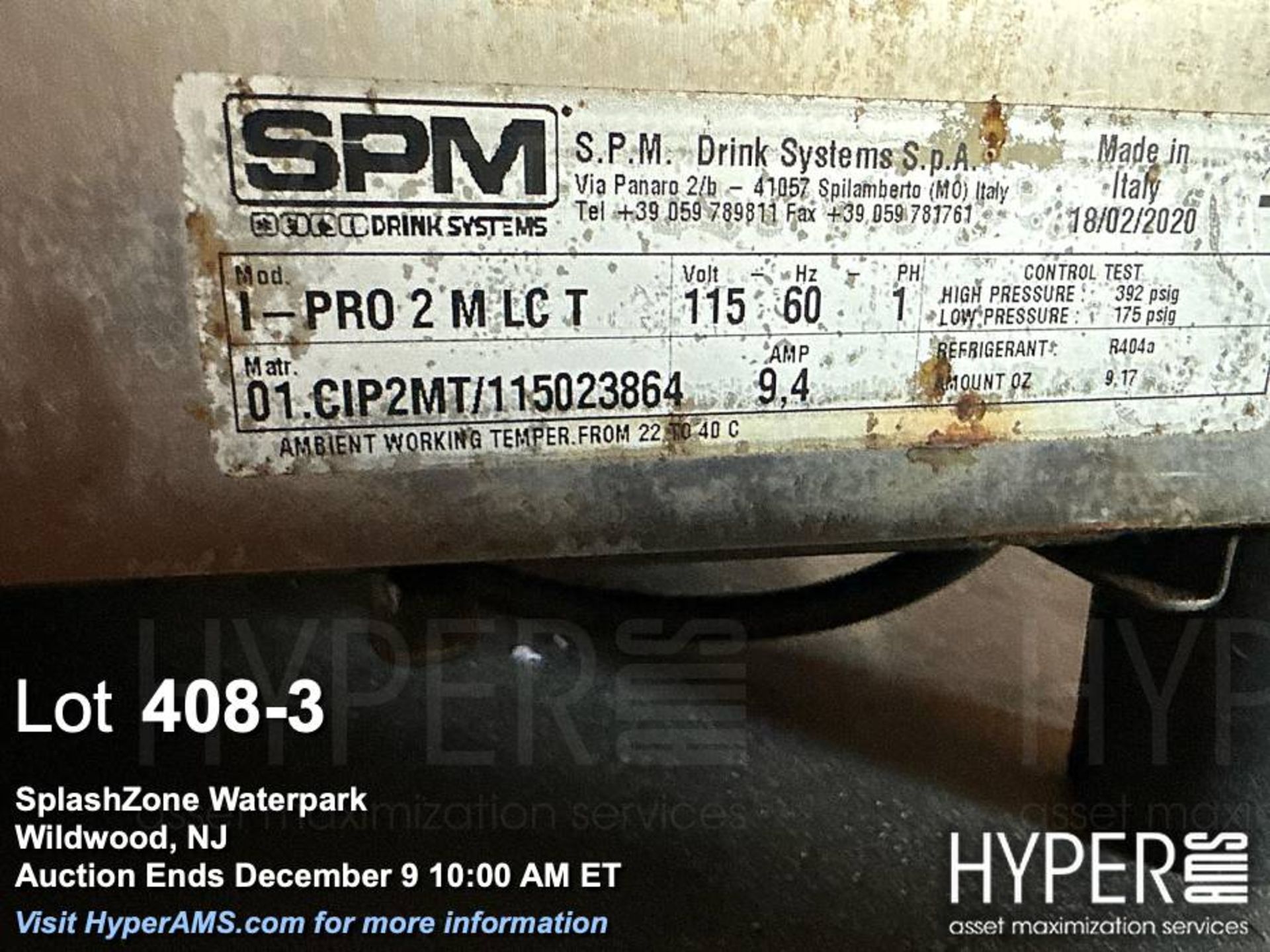 SPM Drink Systems I_PRO 2 M LC T countertop commercial slush/frozen-drink machine - Image 3 of 3