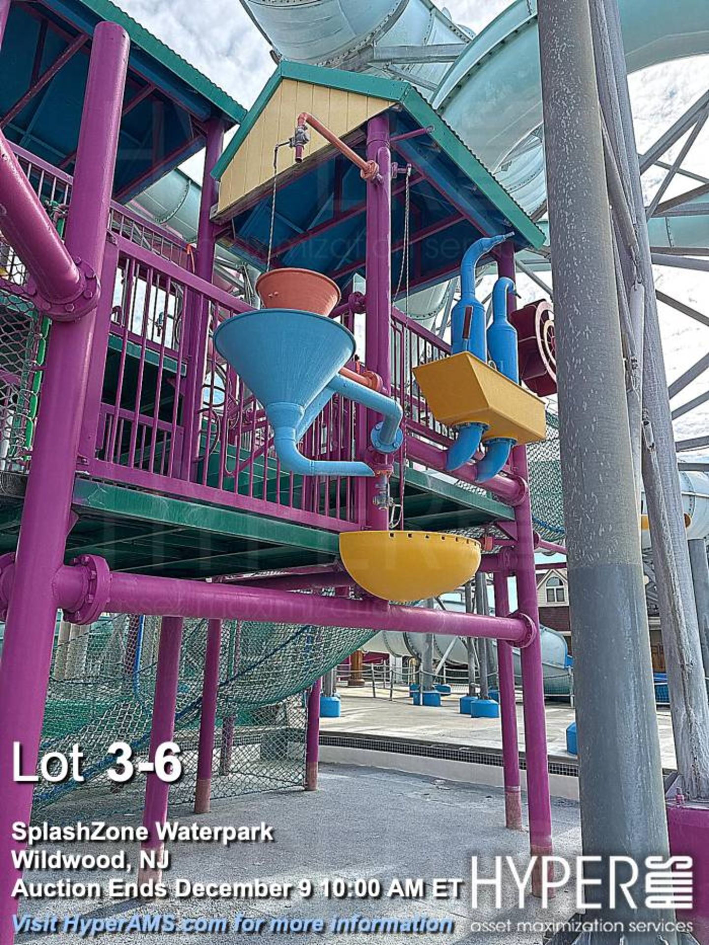 SCS Interactive Discovery Island stand-alone attraction with 1000 gallon dump-bucket, water cannons, - Image 6 of 19