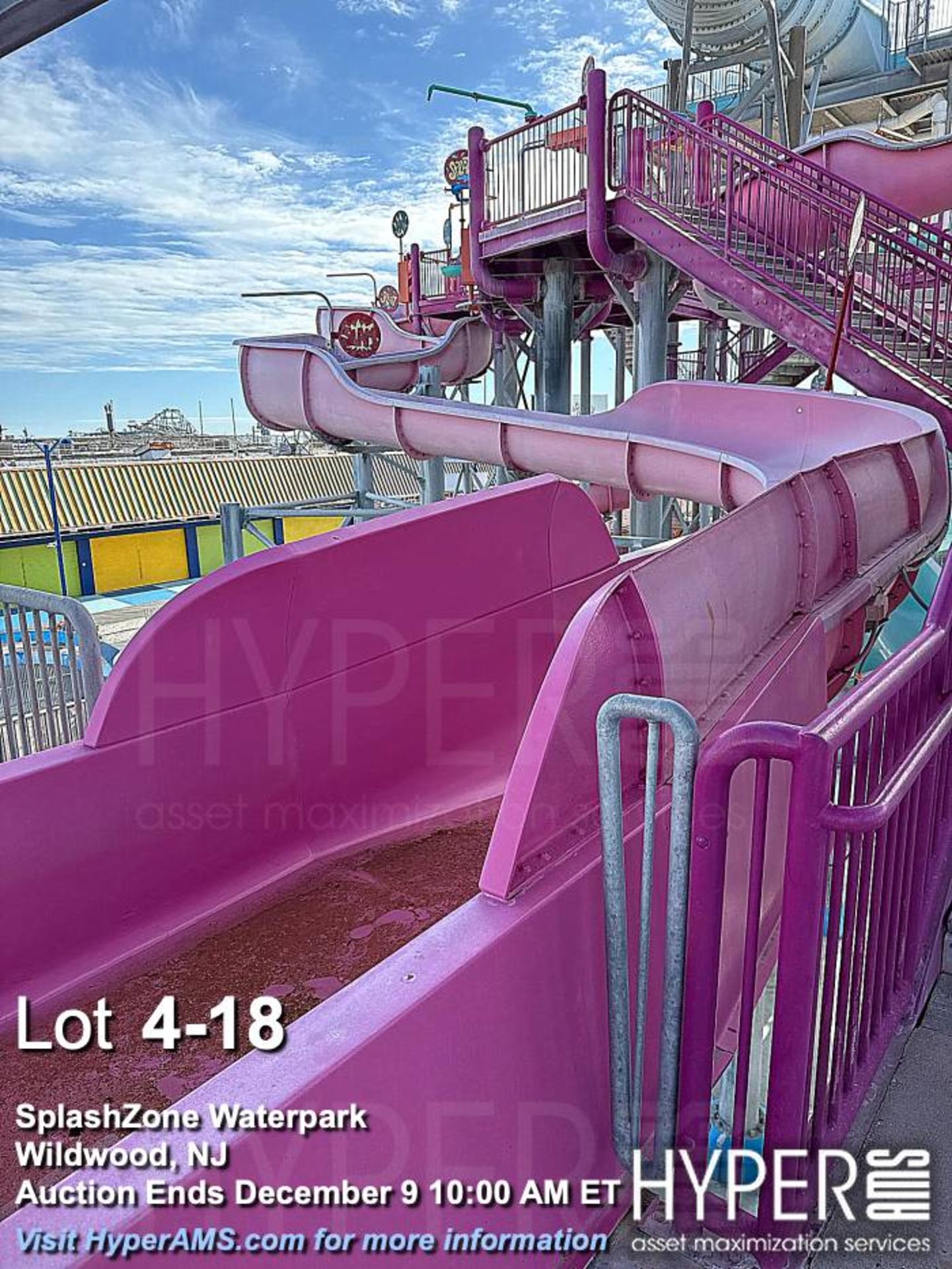 WhiteWater West Industries Slide attraction with (6) slides including "B" and "C" towers, bridges, w - Image 18 of 60