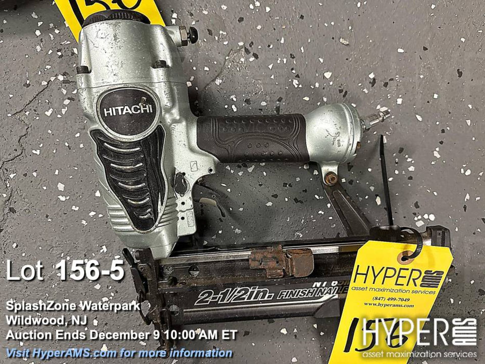 Lot of (3) nailers: Hitachi NT65M2(S) & Porter-Cable FN250B Pneumatic Finish Nailers - Image 5 of 6