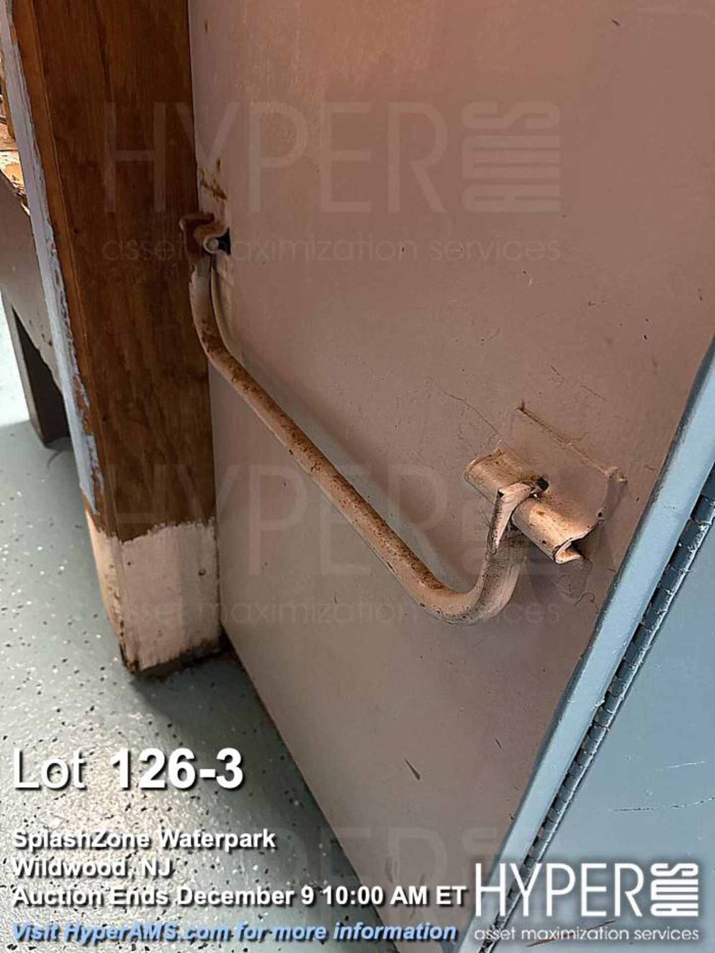 Metal Storage Cabinet, 60x24x60â€ high with contents paints etc - Image 3 of 3