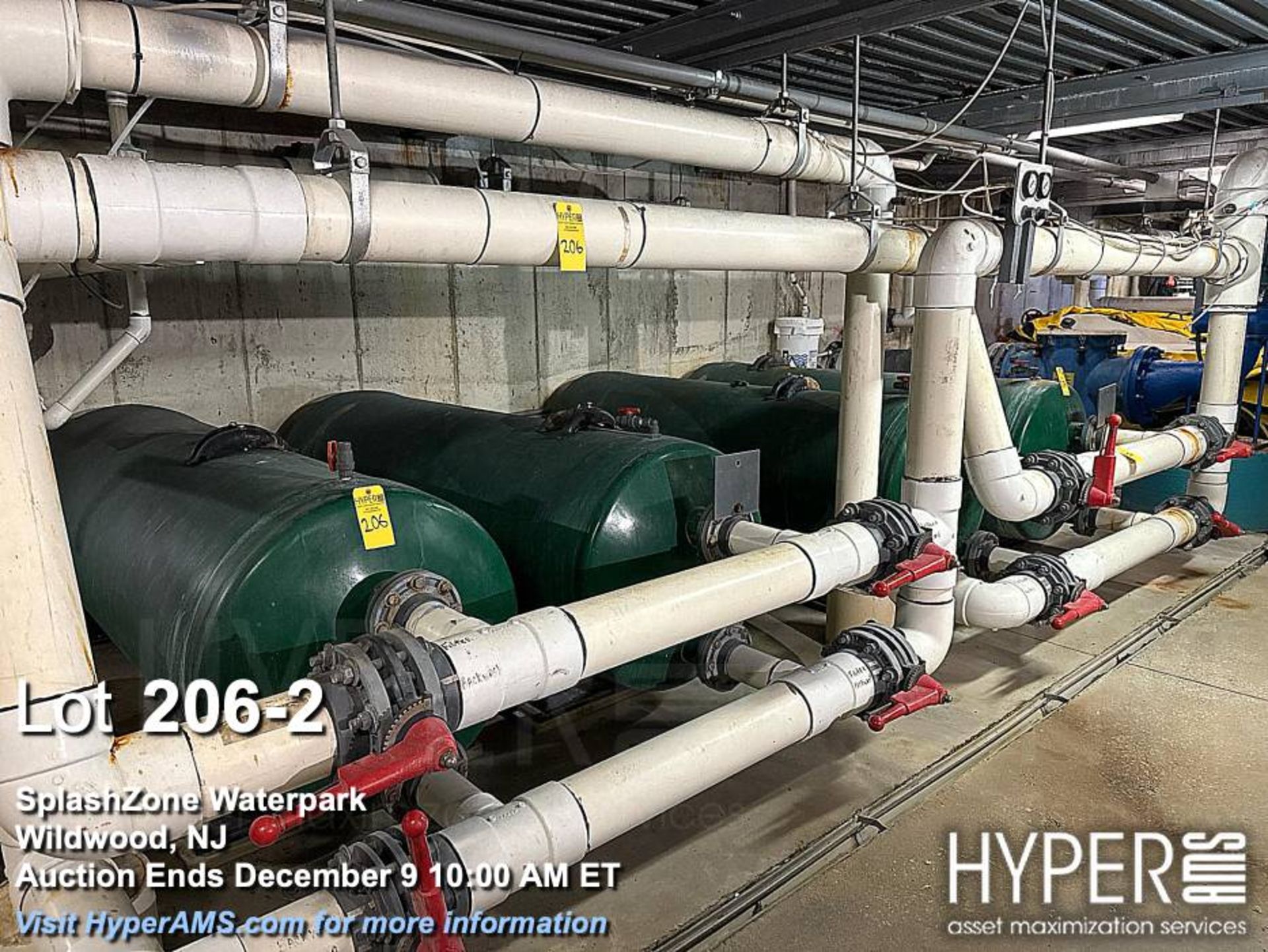 Lot of (4) Kenloch FF Series Hi-Rate Sand Filters - Commercial Aquaculture Systems - Image 2 of 5