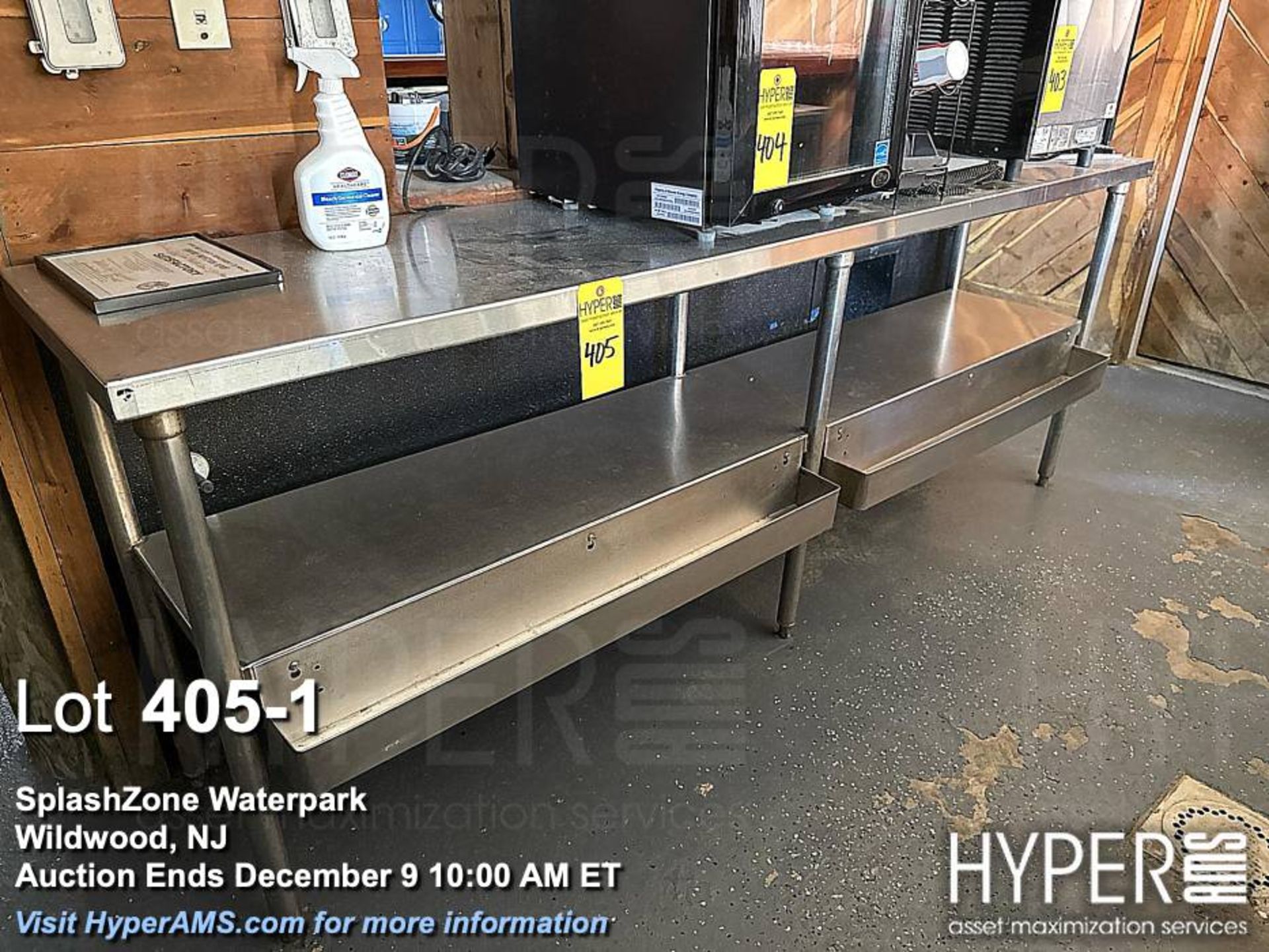 Stainless Steel Work Table with Undershelf, 72x30x34 in, 600 lbs Capacity