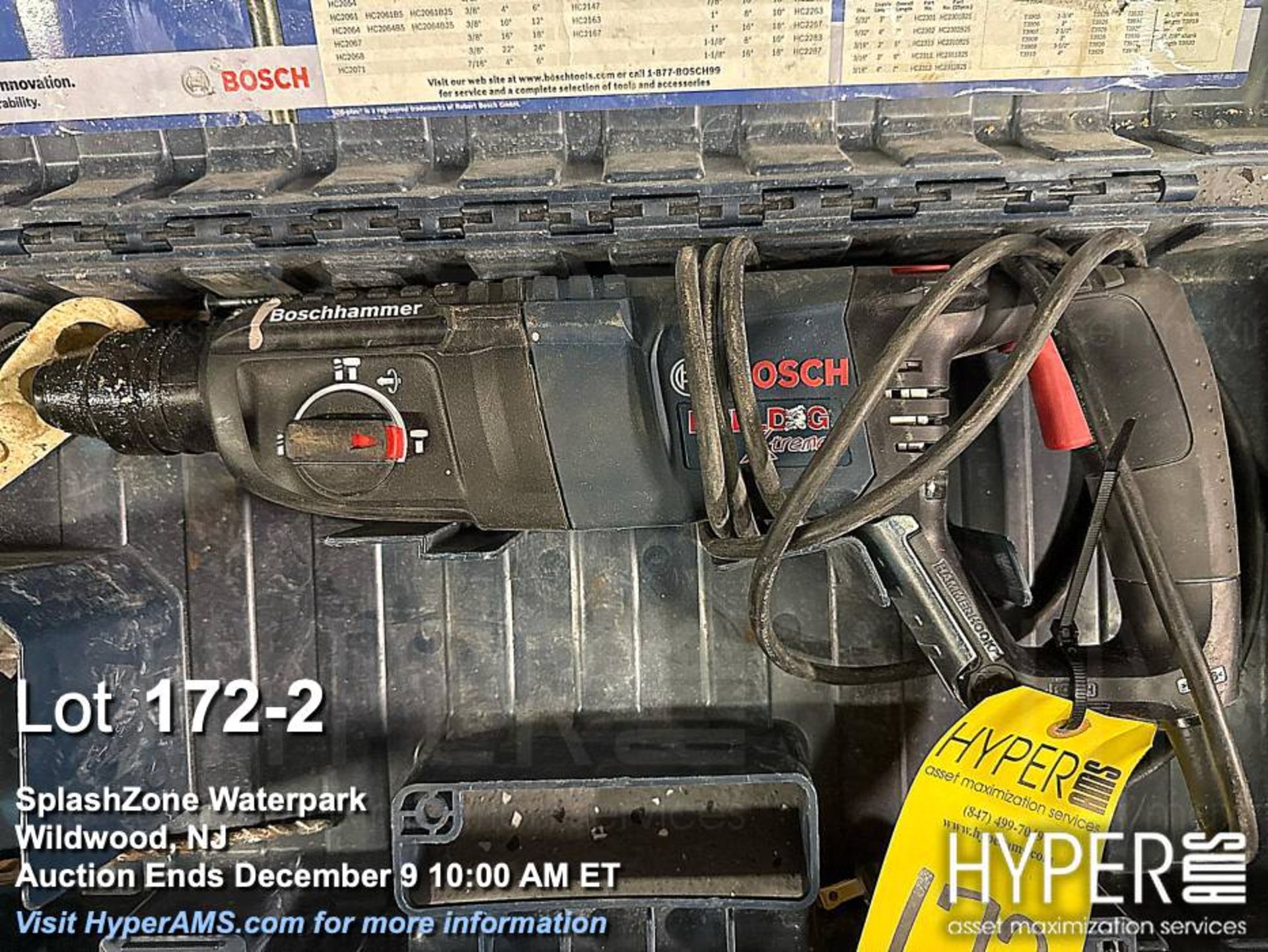 Lot (2) Bosch Bulldog Xtreme Rotary Hammer Drill, SDS-plus, 120V, 7.5A, Case Included - Image 2 of 3