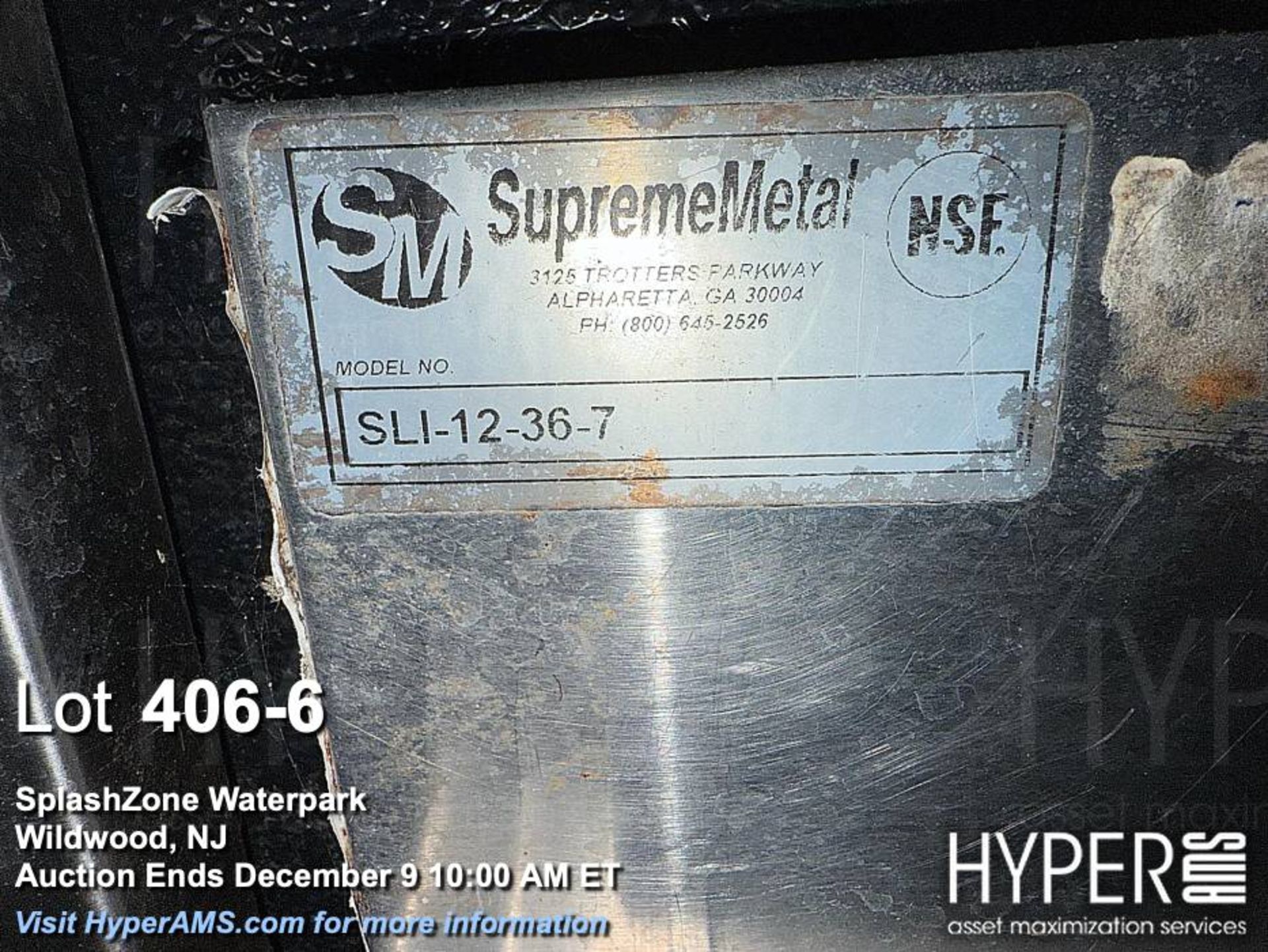 Lot bar sink combination: Supreme Metal & John Boos Commercial Stainless Steel Sink Units, NSF Certi - Image 6 of 12