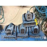 Lot of (4) XPOWER P-230AT-BLUE Air Mover, 1/4 HP, 115V, 2.3A,