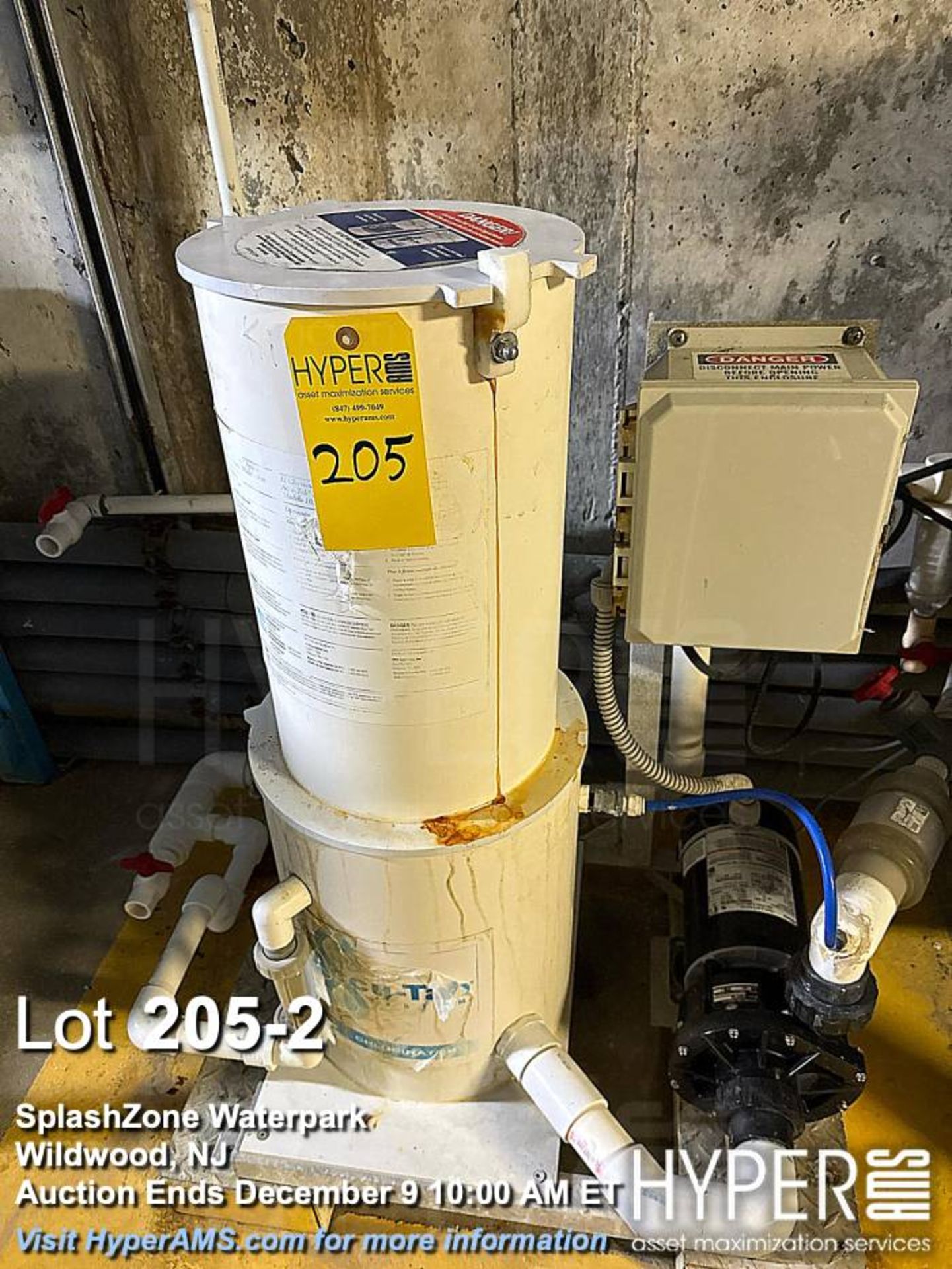 PPG Accu-Tab Chlorinator System with Century SP2155Z1EFTC Pump, - Image 2 of 10