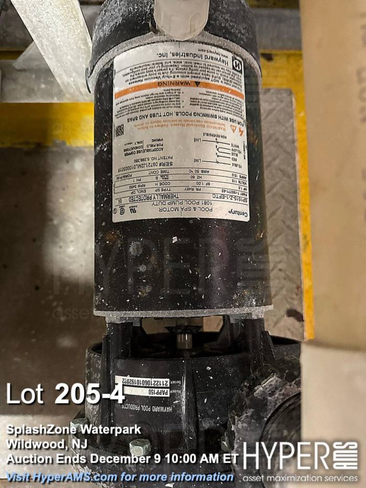 PPG Accu-Tab Chlorinator System with Century SP2155Z1EFTC Pump, - Image 4 of 10