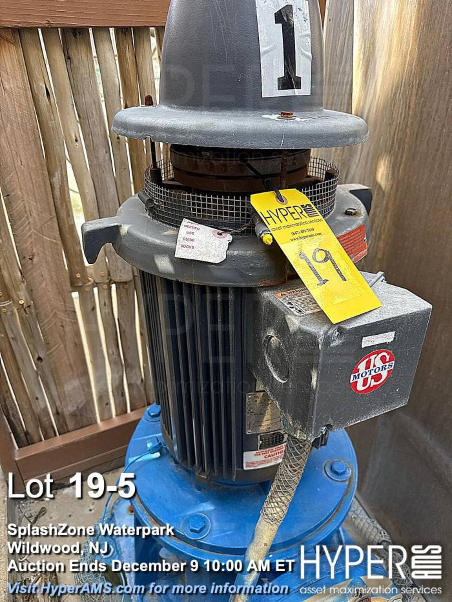 Nidec 25HP Electric Motor 284TP, 230/460V, 1775 RPM, 3-Phase, Model BF40, with pump - Image 5 of 7