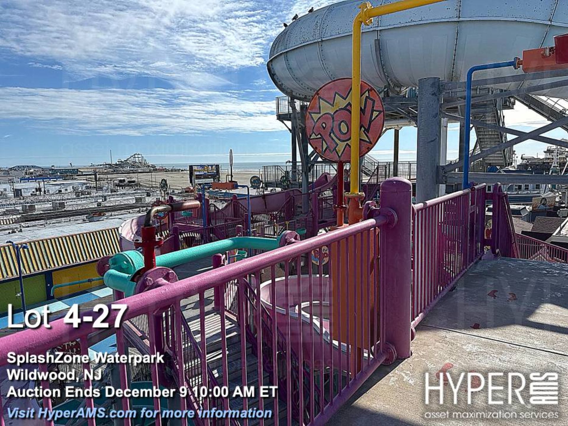 WhiteWater West Industries Slide attraction with (6) slides including "B" and "C" towers, bridges, w - Image 27 of 60