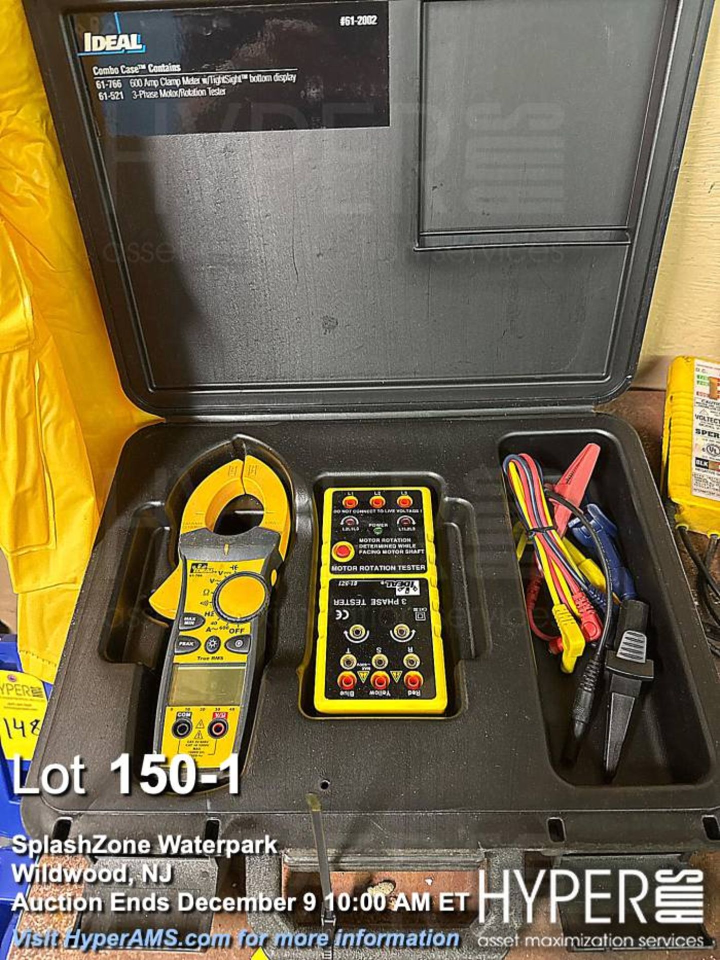 IDEAL Combo Case 61-756 Clamp Meter & 61-521 Rotation Tester