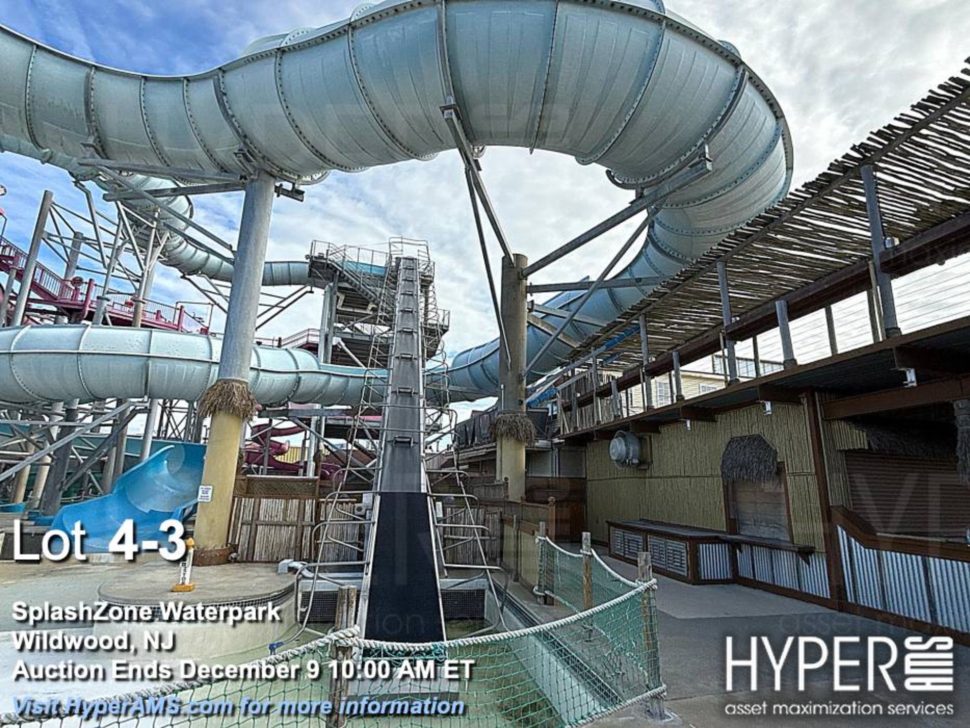 WhiteWater West Industries Slide attraction with (6) slides including "B" and "C" towers, bridges, w - Image 3 of 60