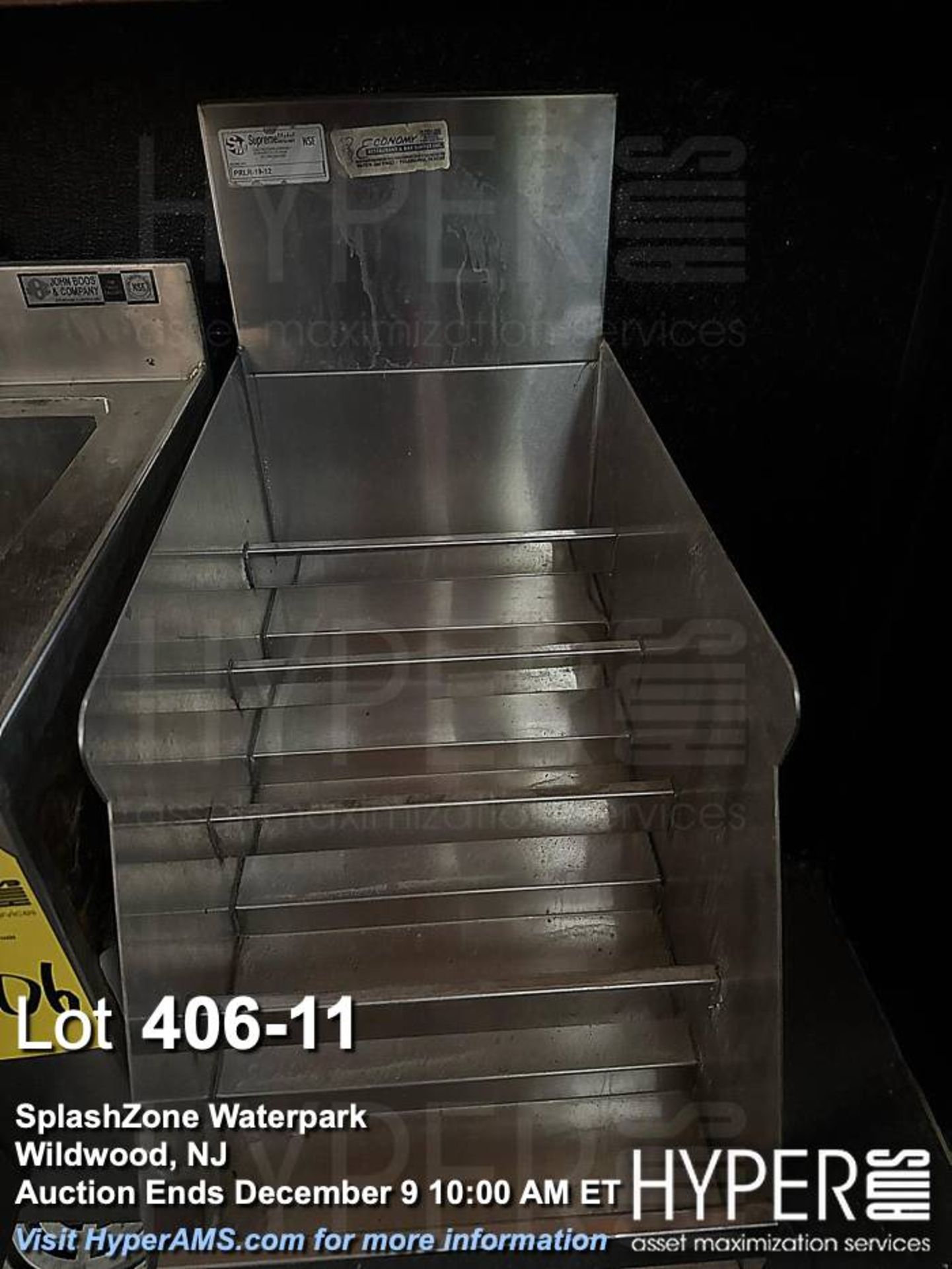 Lot bar sink combination: Supreme Metal & John Boos Commercial Stainless Steel Sink Units, NSF Certi - Image 11 of 12