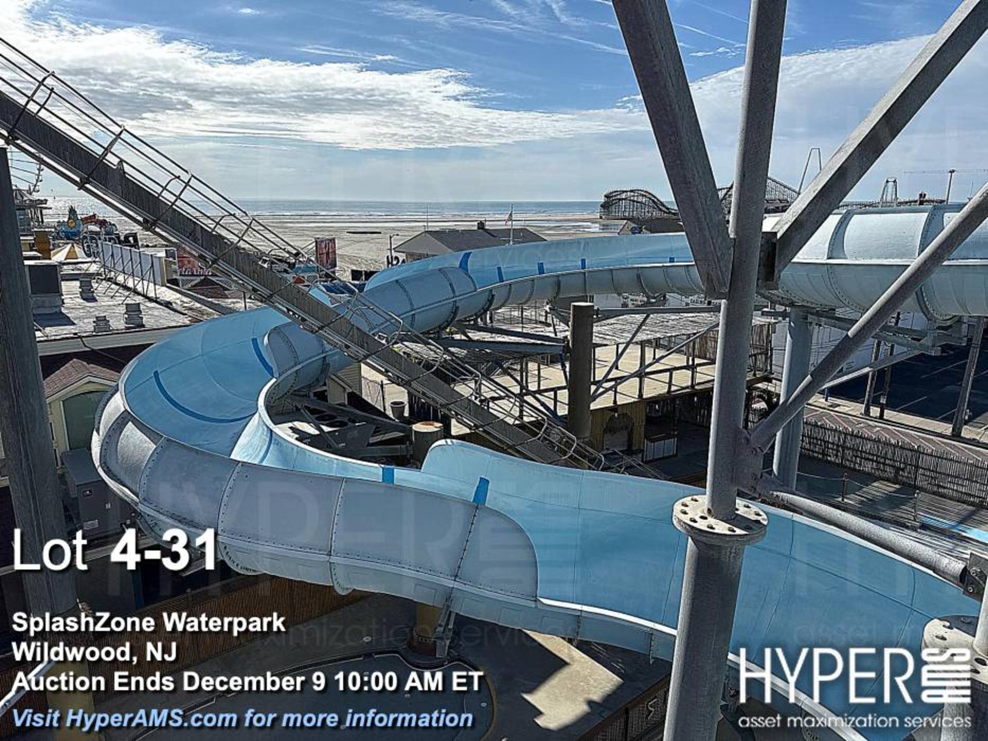 WhiteWater West Industries Slide attraction with (6) slides including "B" and "C" towers, bridges, w - Image 31 of 60