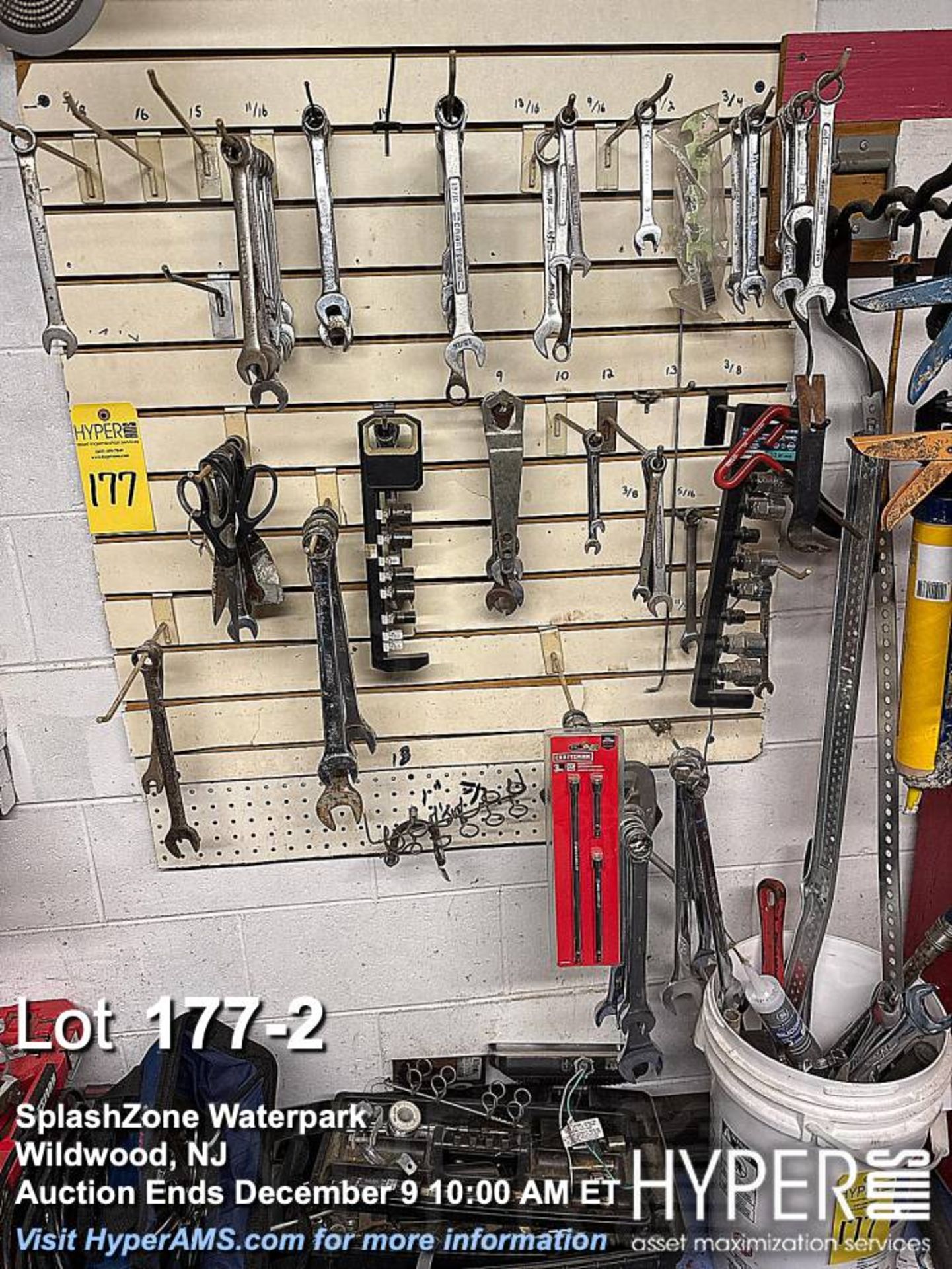 Assorted Tools and Red Husky Tool Storage, includes wrenches, screwdrivers, sockets, pliers, - Image 2 of 5