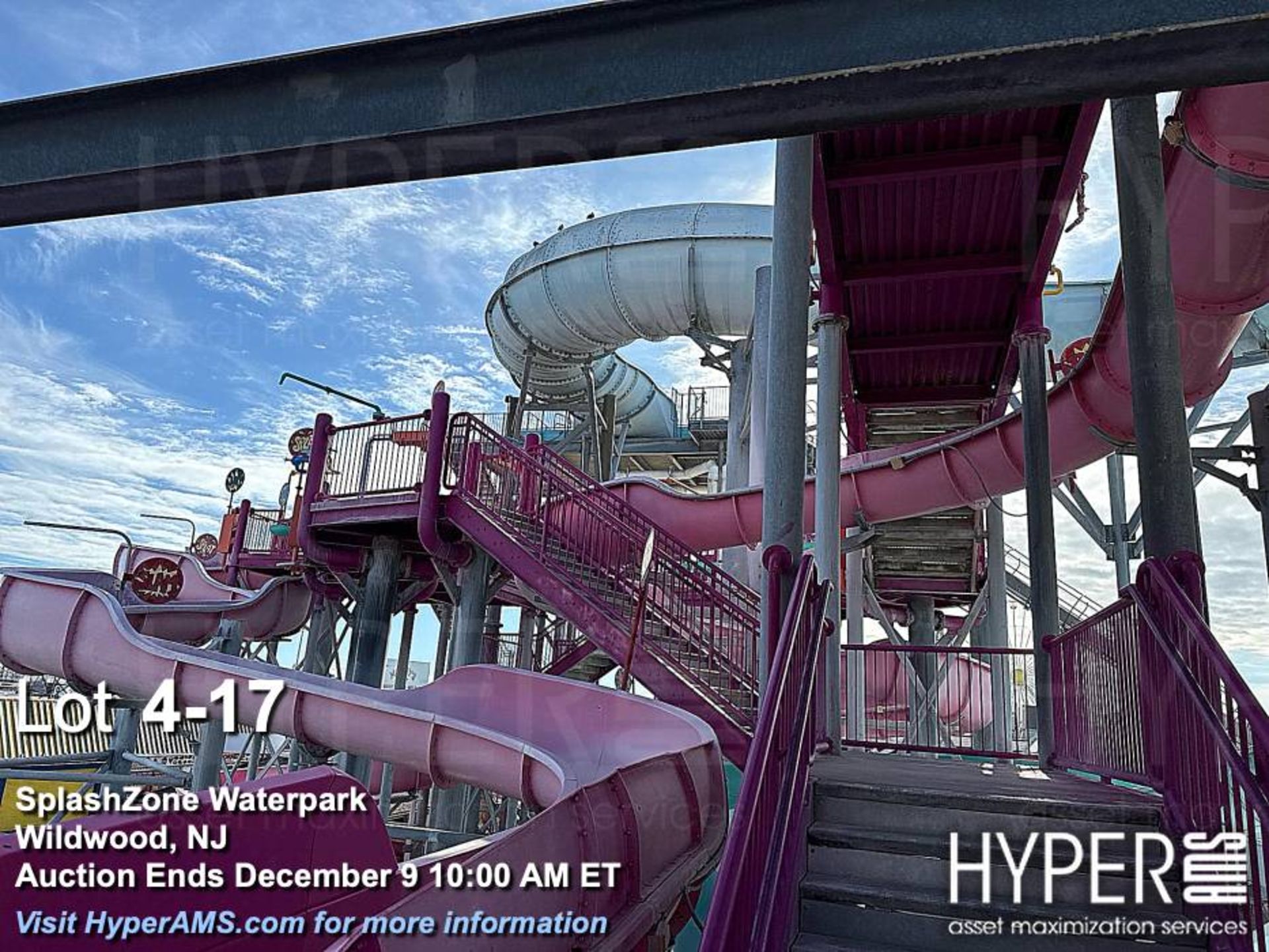 WhiteWater West Industries Slide attraction with (6) slides including "B" and "C" towers, bridges, w - Image 17 of 60