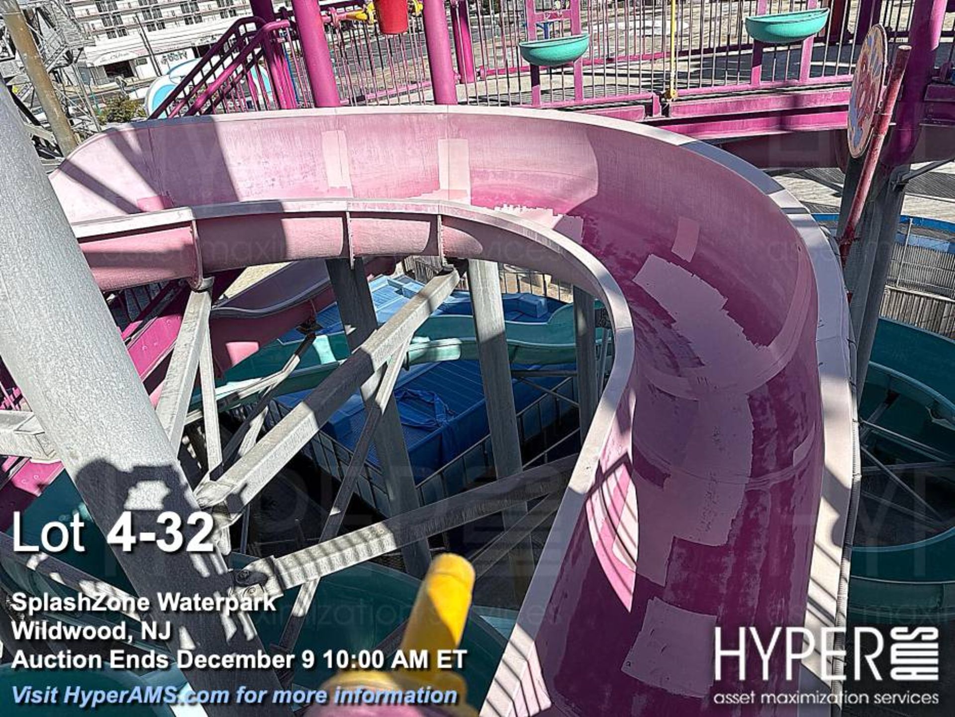 WhiteWater West Industries Slide attraction with (6) slides including "B" and "C" towers, bridges, w - Image 32 of 60