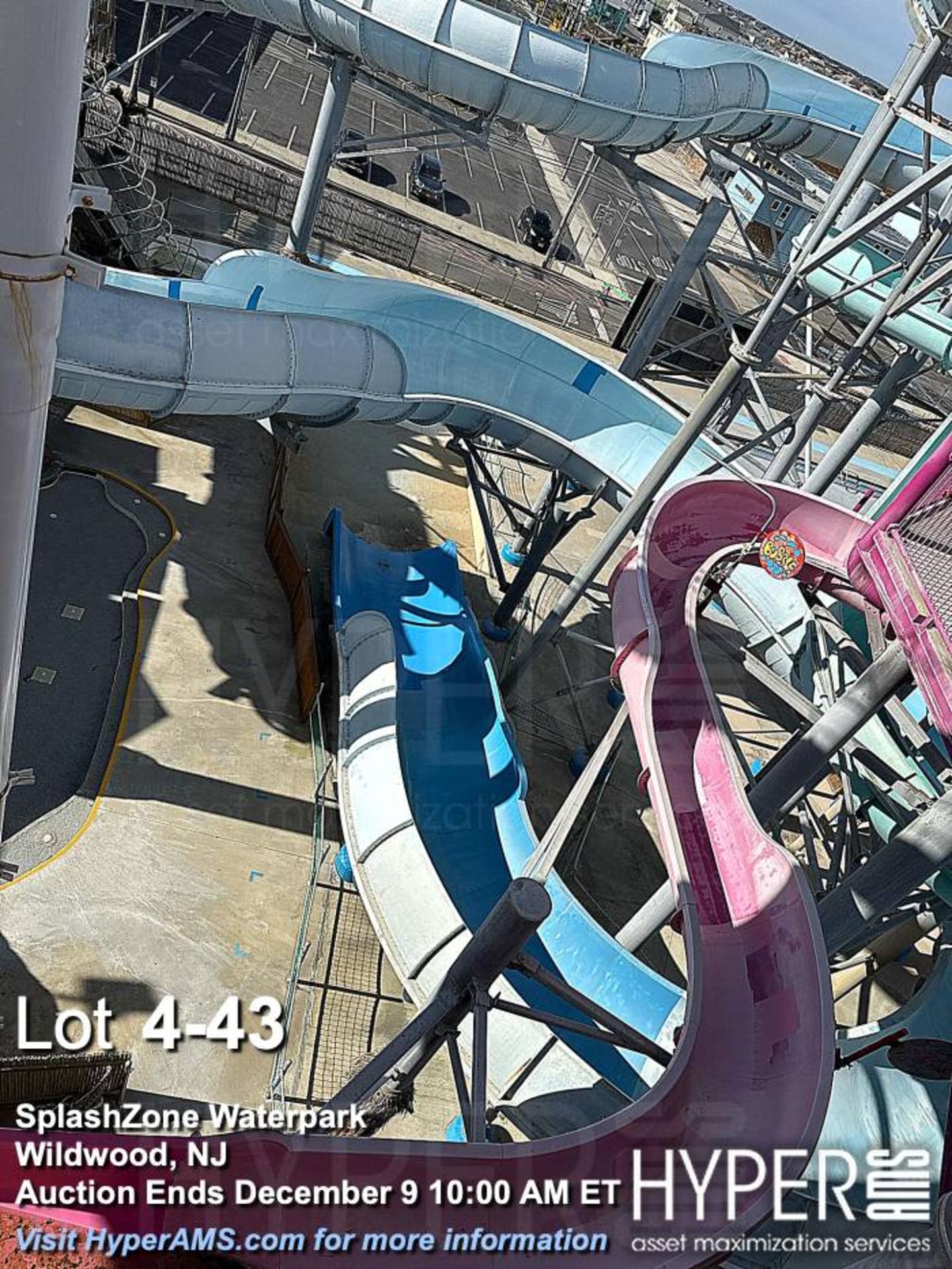 WhiteWater West Industries Slide attraction with (6) slides including "B" and "C" towers, bridges, w - Image 43 of 60