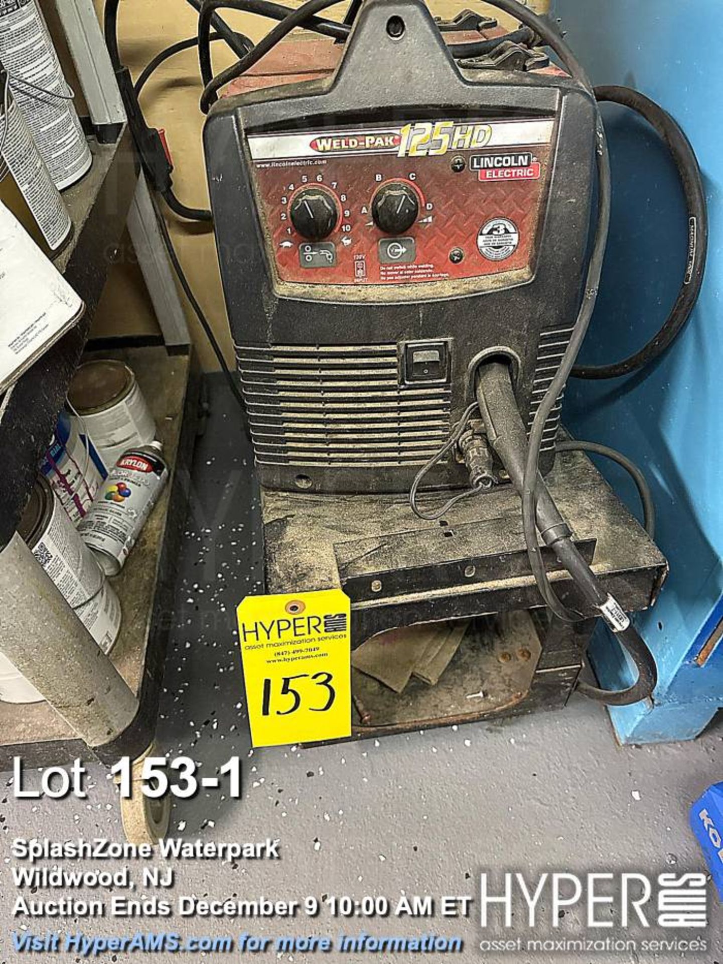 Lincoln Electric Weld-Pak 125 HD MIG Welder, 30-125 A Output, 120 V