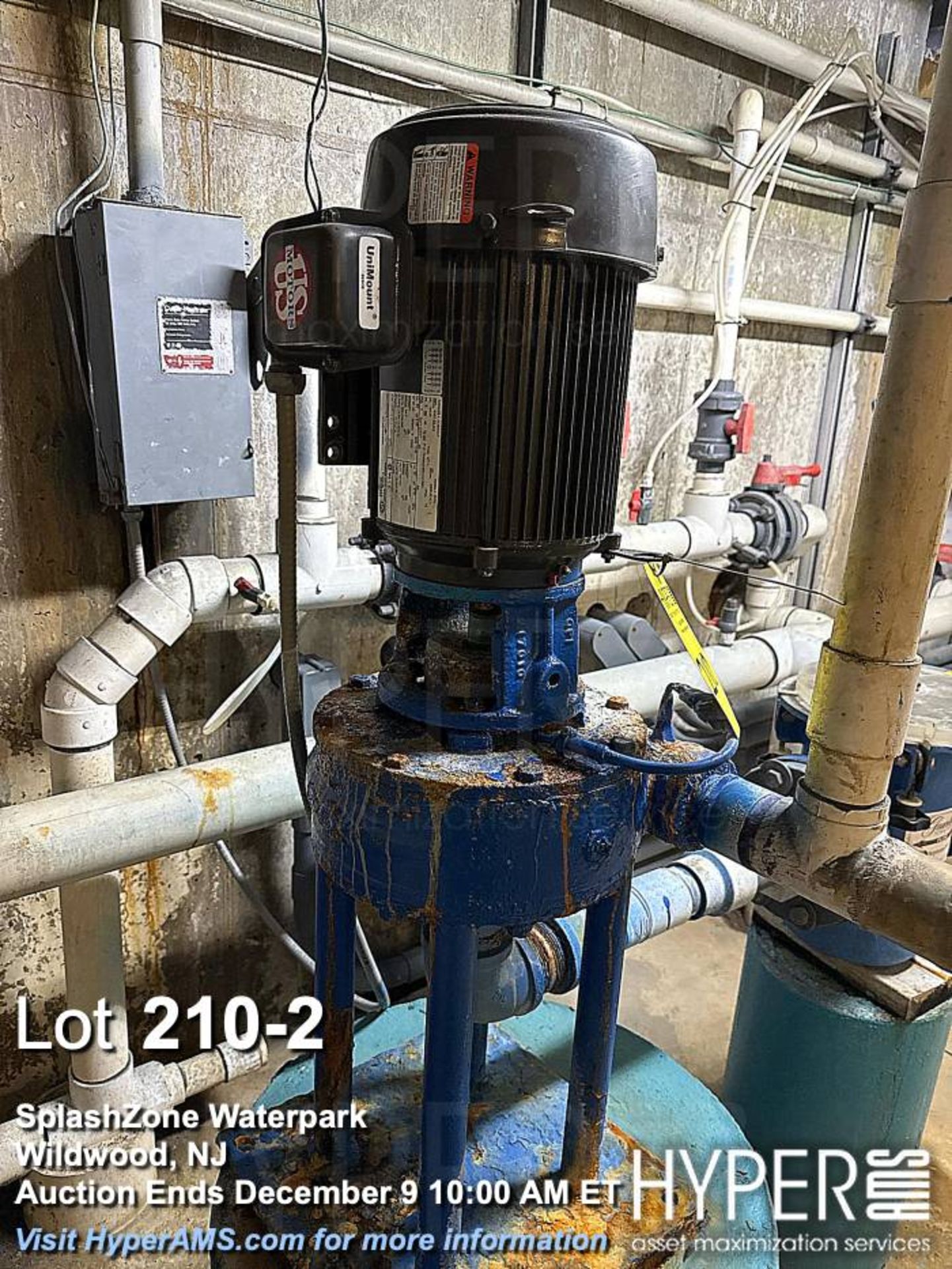 Neptune-Guardian filter with pump, Emerson 5 hp motor - Image 2 of 4