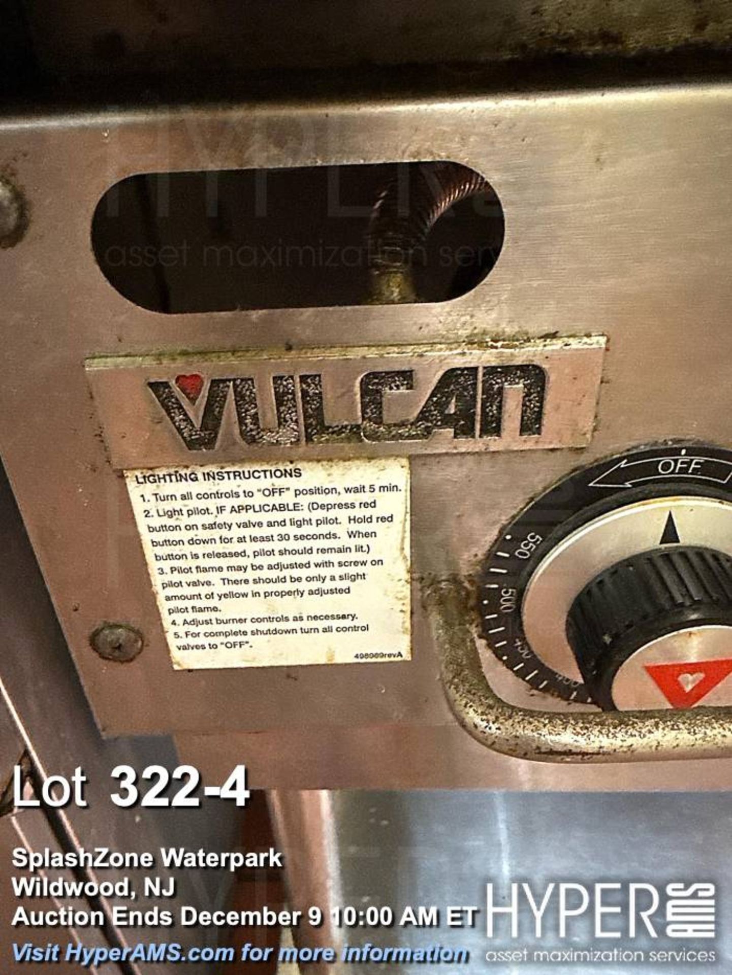 Vulcan MSA72-101 6' Gas Griddle, 6 heat zones, natural gas, Stainless Steel, NSF Certified - Image 4 of 4