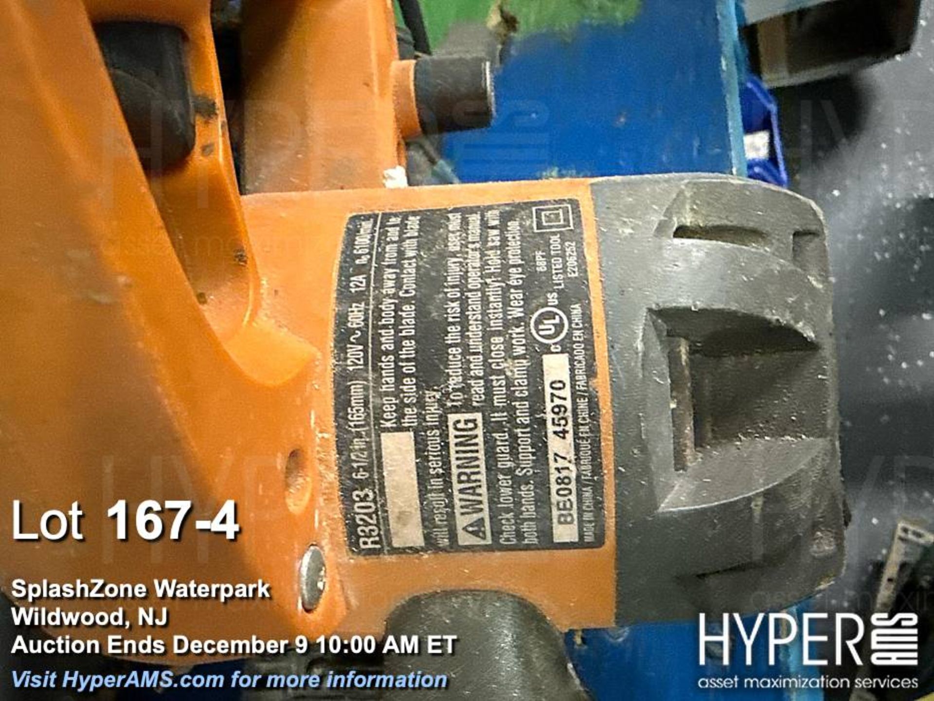 Lot saws: Skilsaw 5400 Circular Saw, Ridgid R3203, Porter-Cable (Cordless) - Image 4 of 4