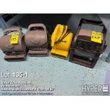 Lot of (4) Utilitech AM04, Shop-Vac AM425, Lasko USF610 Industrial Air Movers