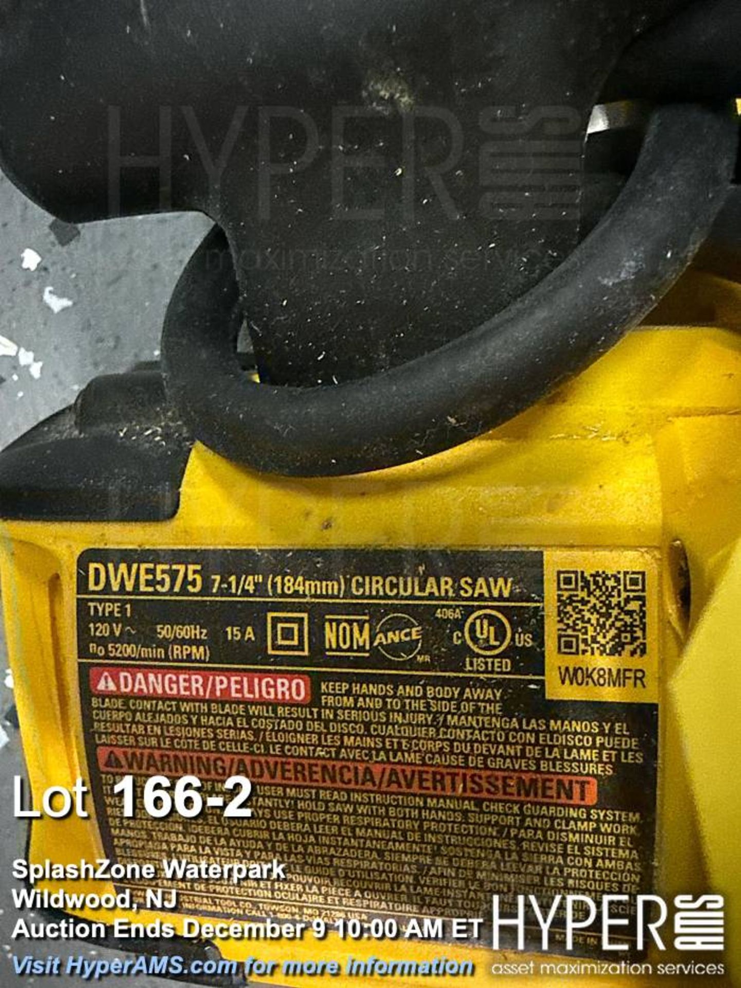 DEWALT DWE575 Circular Saw, 7-1/4", 5200 RPM, Makita 5007MG, 5800 RPM - Image 2 of 3