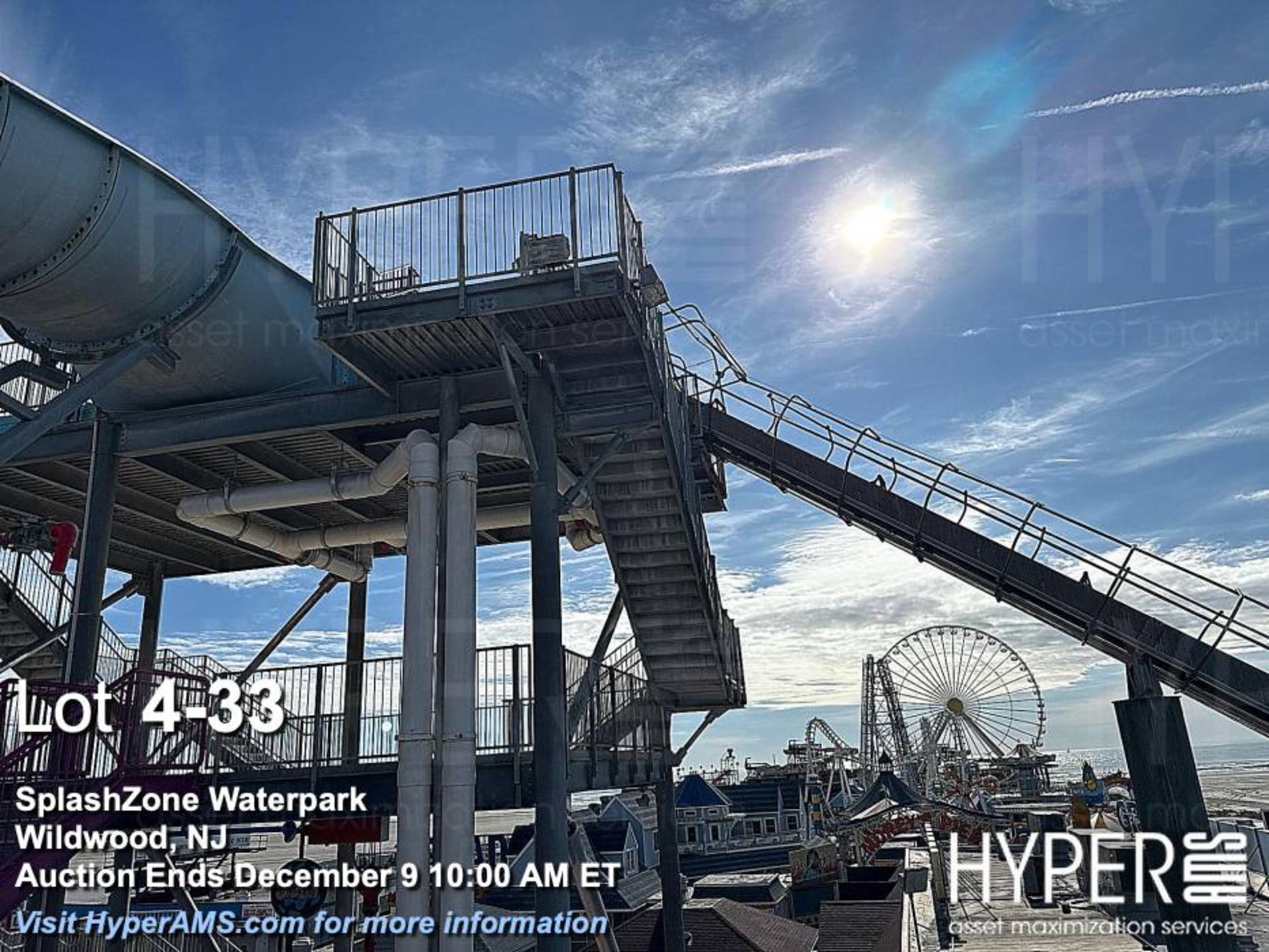 WhiteWater West Industries Slide attraction with (6) slides including "B" and "C" towers, bridges, w - Image 33 of 60